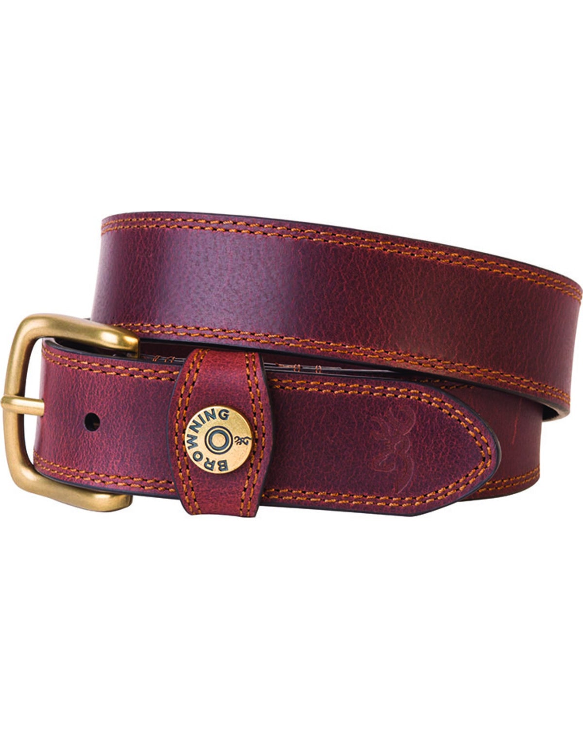 Browning Men's Leather Slug Belt Sheplers
