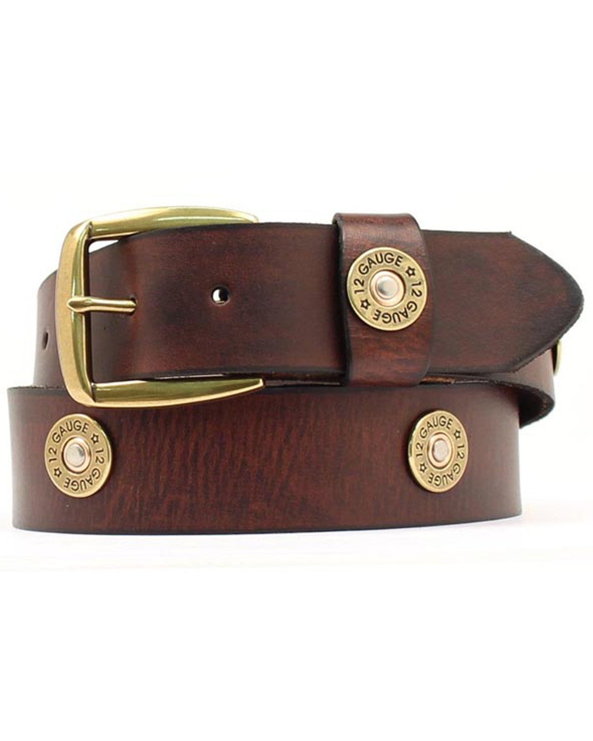 Nocona Brown Western Bullet Belt Large Sheplers