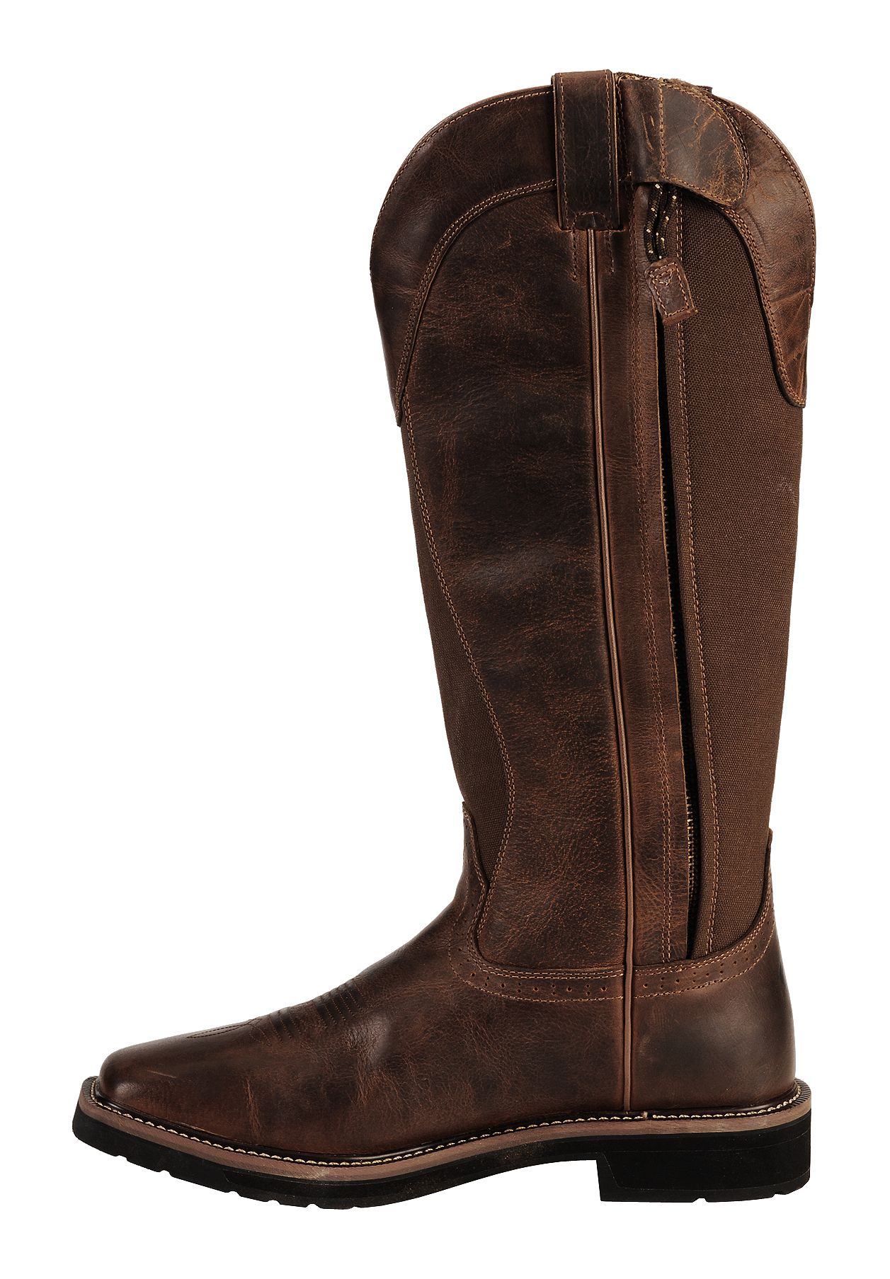 mens snakeskin boots square toe