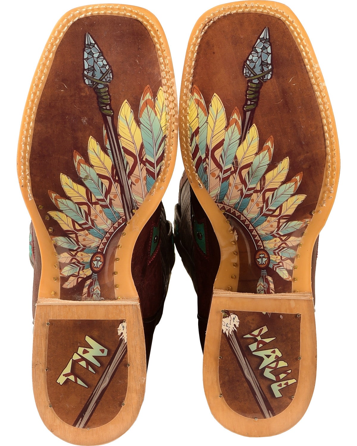 Tin Haul Arrowhead Cowgirl Boots Square Toe Sheplers