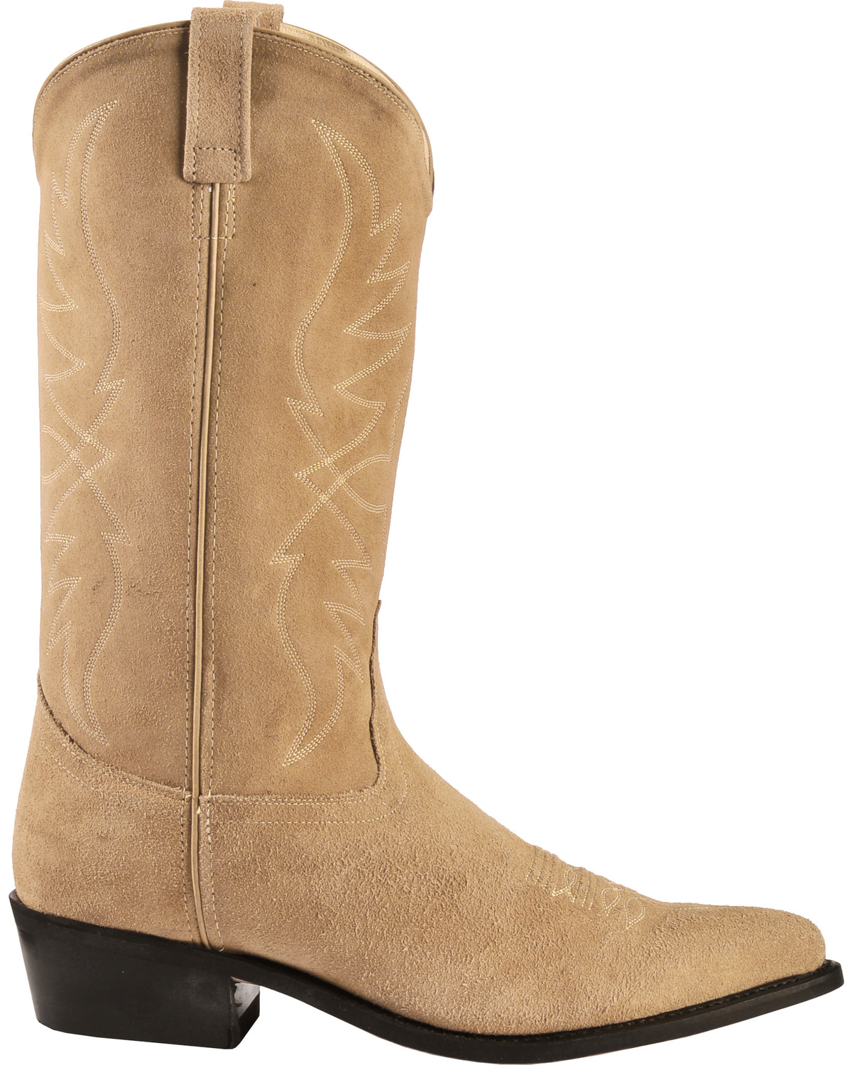 tan chanel boots
