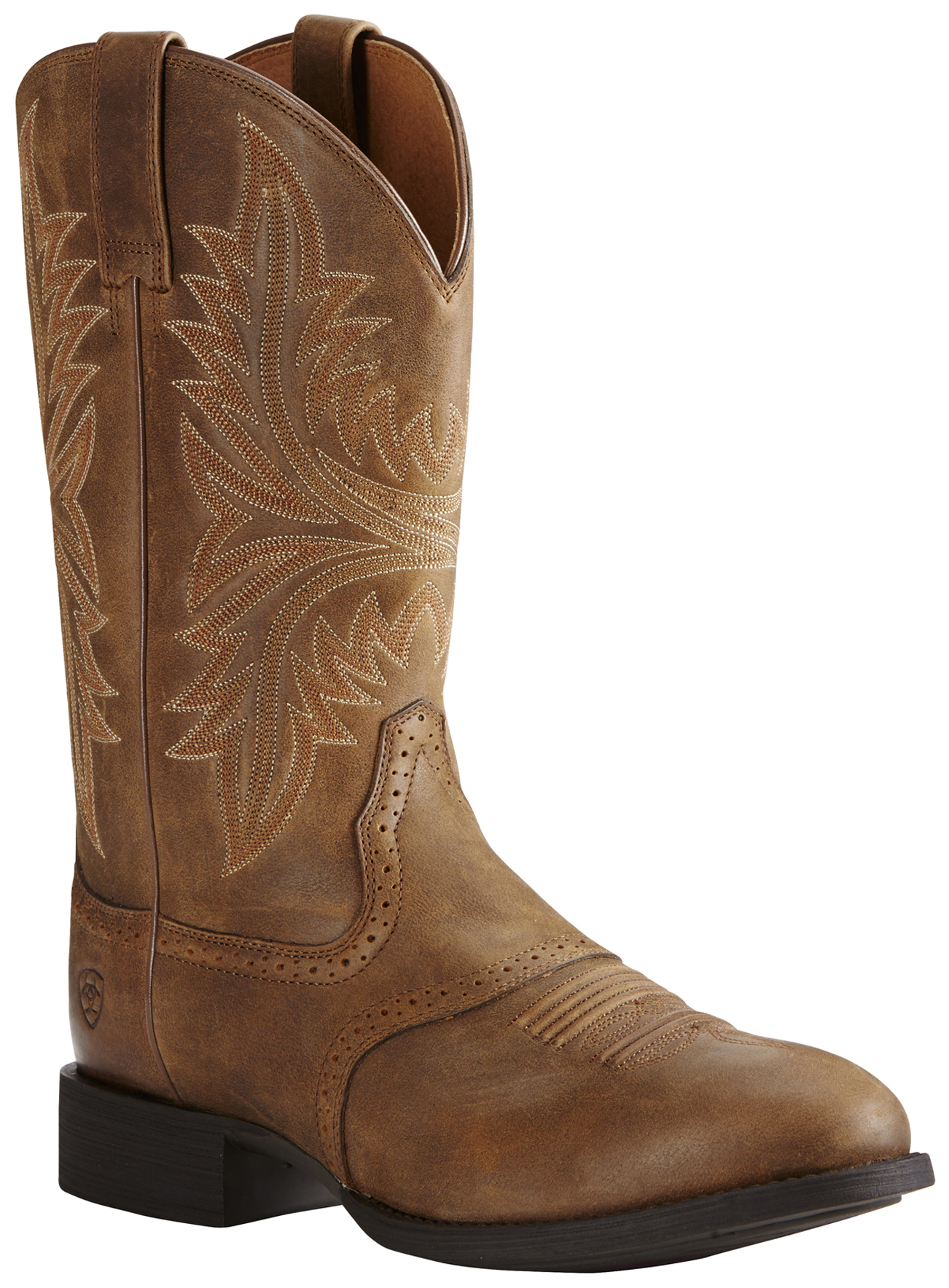ariat round toe work boots