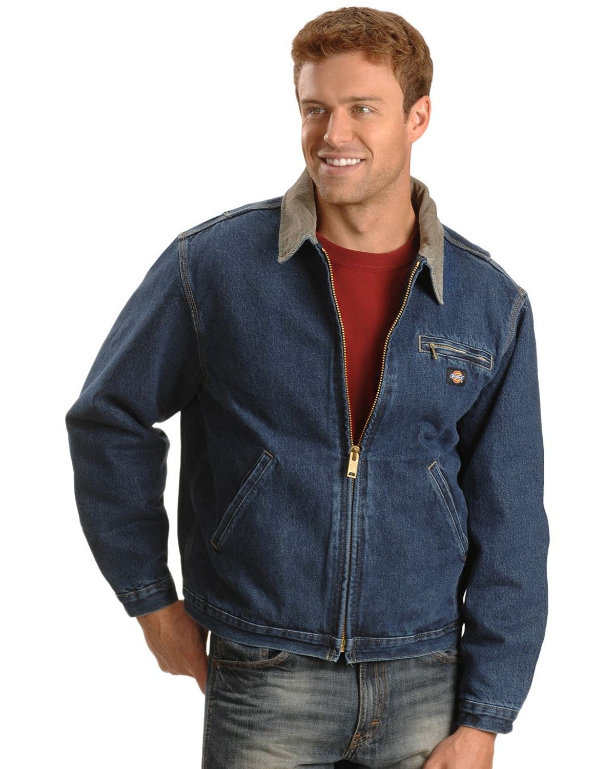 Dickies Corduroy Collar Denim Jacket Sheplers