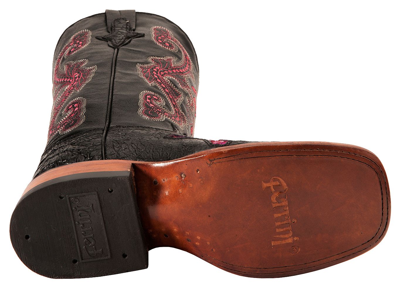 ferrini caiman croc print