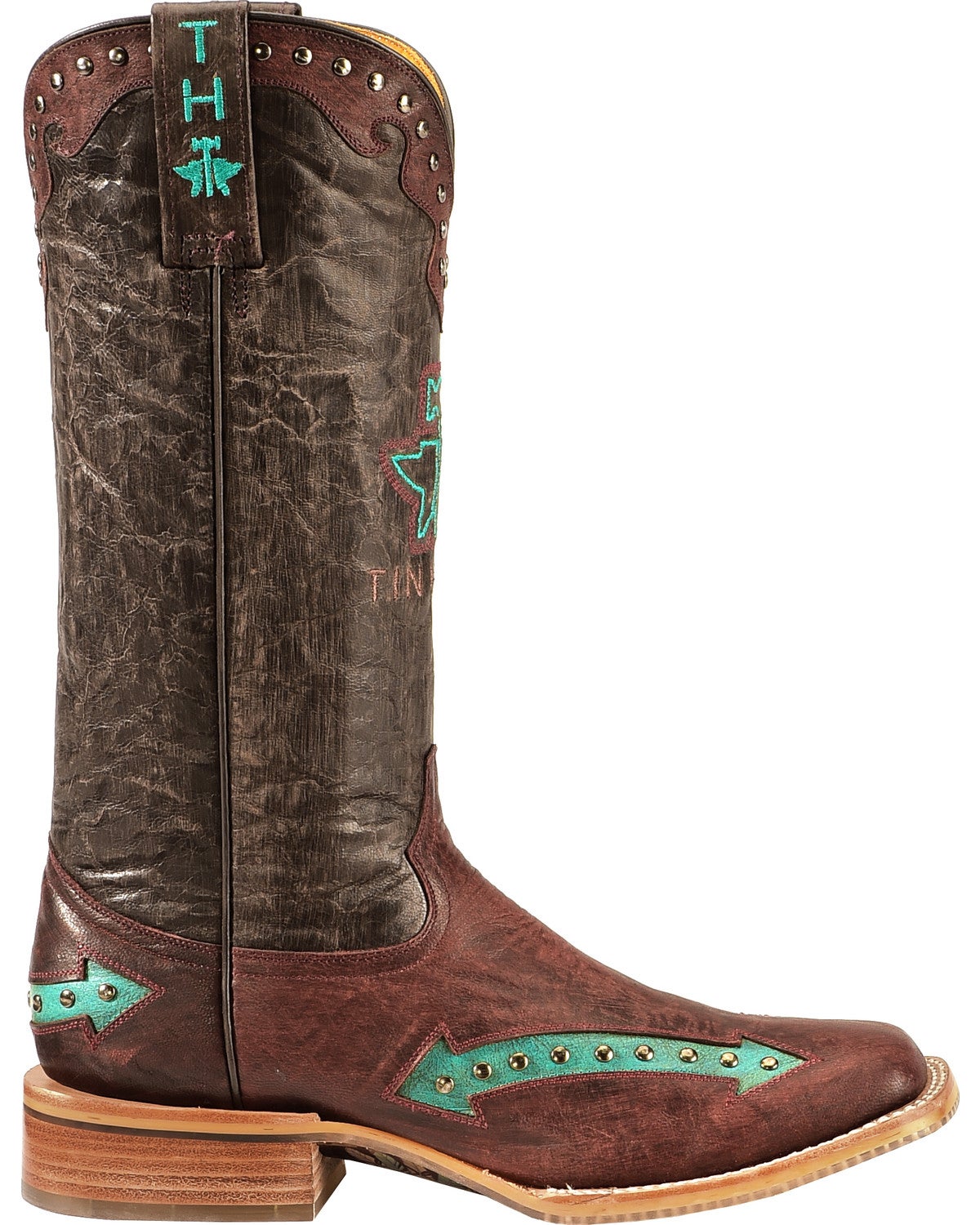 Tin Haul Arrowhead Cowgirl Boots Square Toe Sheplers