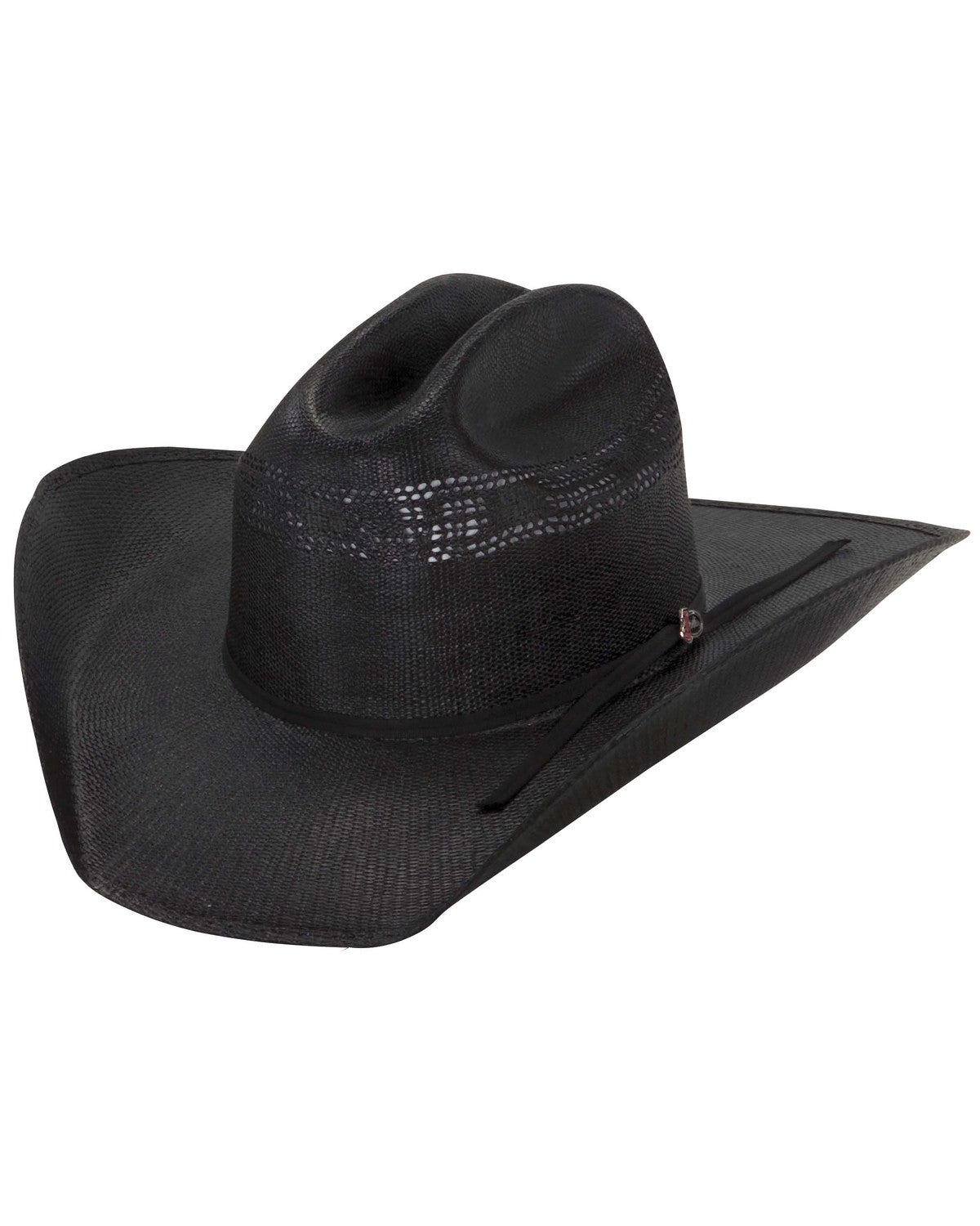 Justin 20X Cutter Black Straw Cowboy Hat Sheplers