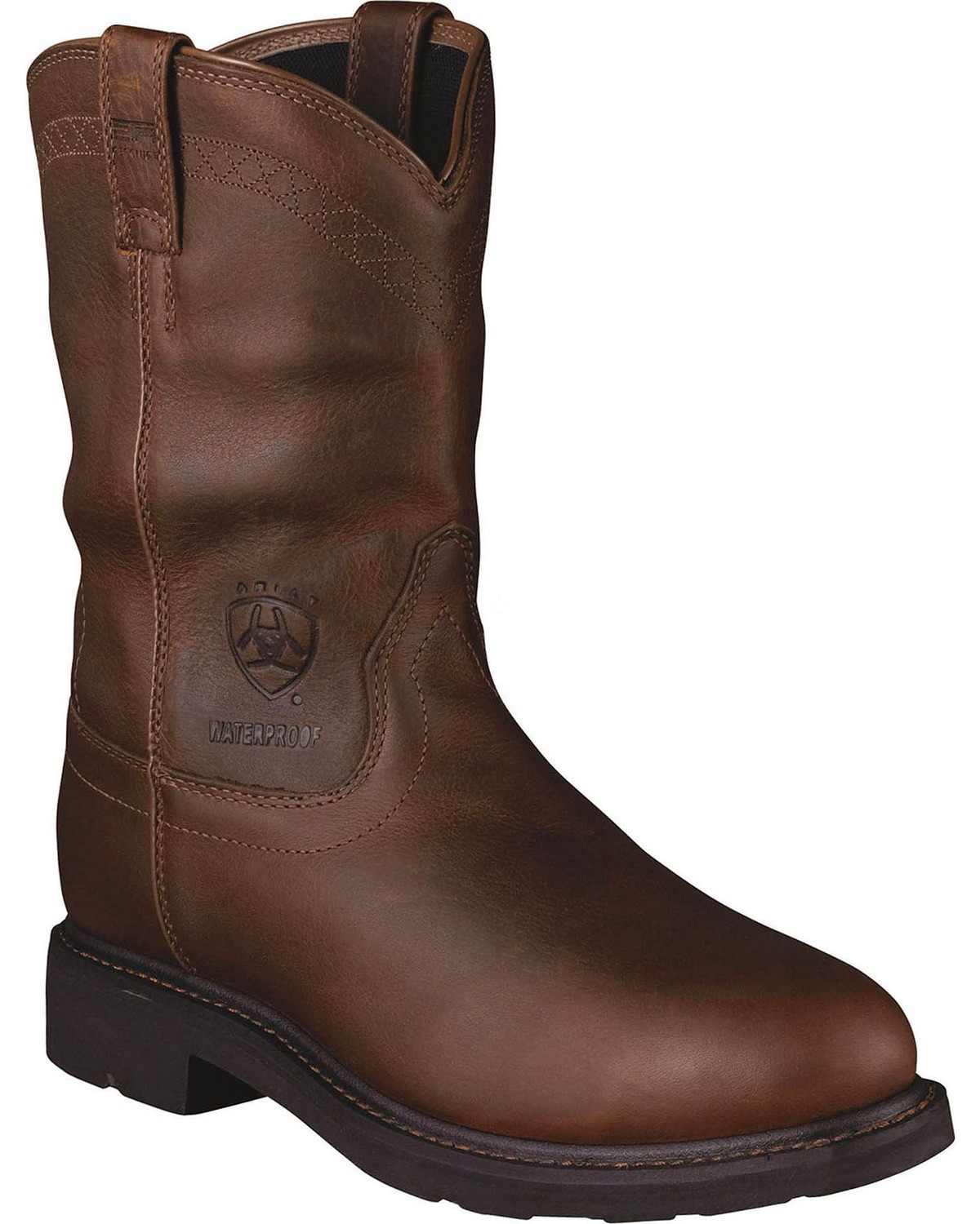 size 15 pull on work boots
