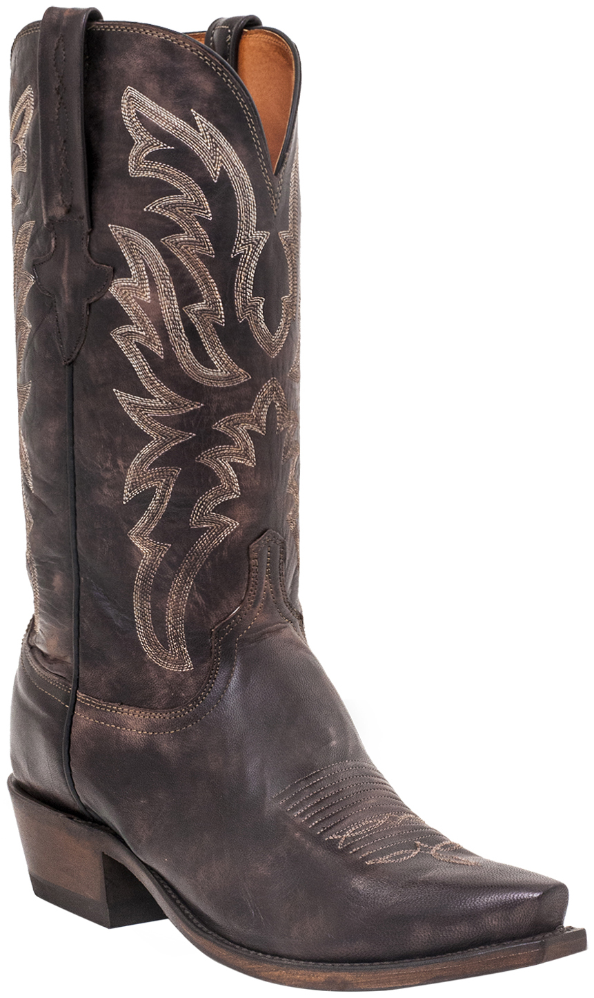 Lucchese Men's Milo Western Boots Snip Toe Sheplers