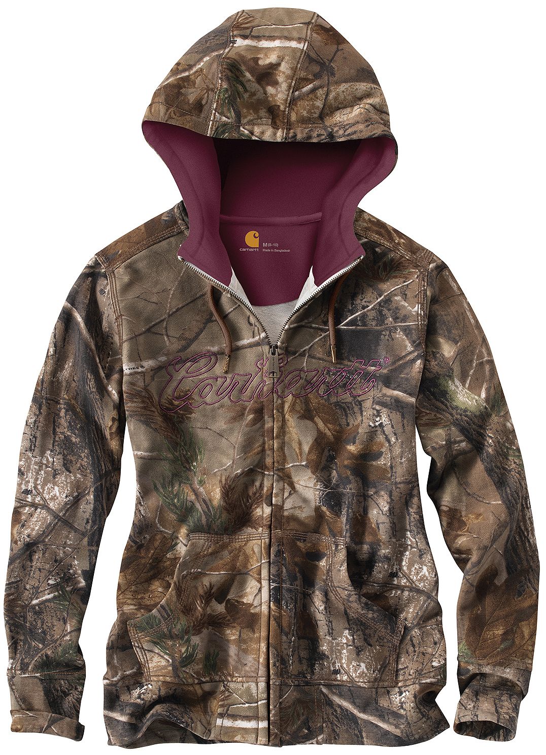 Carhartt Camo Zip Front Sweatshirt Sheplers