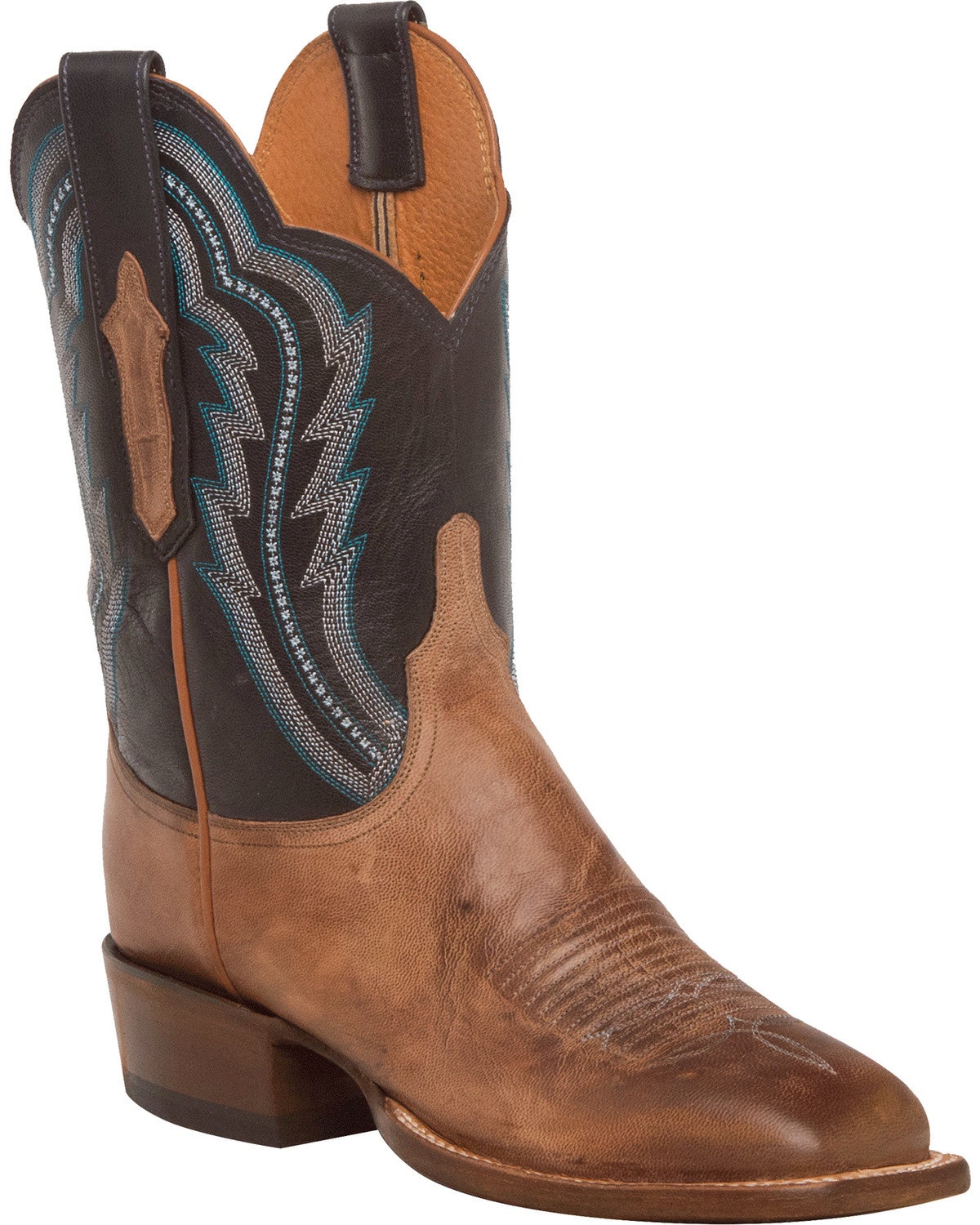 Lucchese Women's Handmade Daisy Tan Goat Leather Horseman Shortie