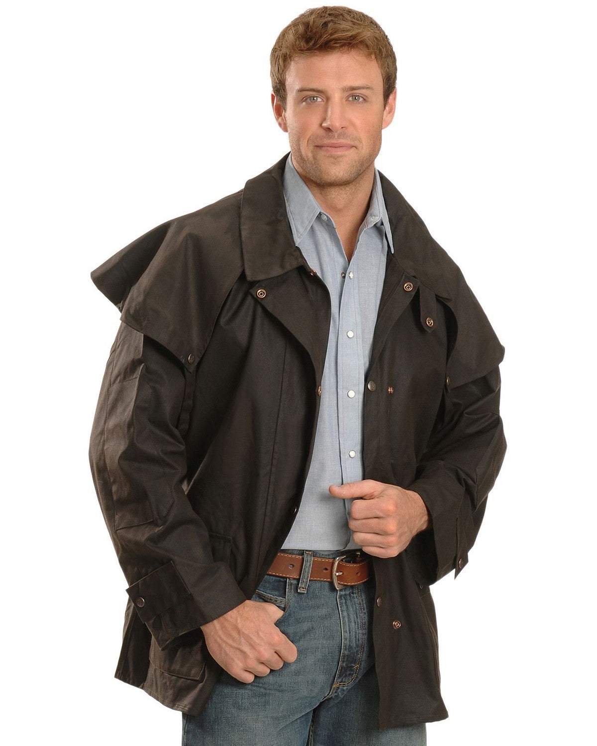 Outback Trading Co. Short Oilskin Duster Sheplers