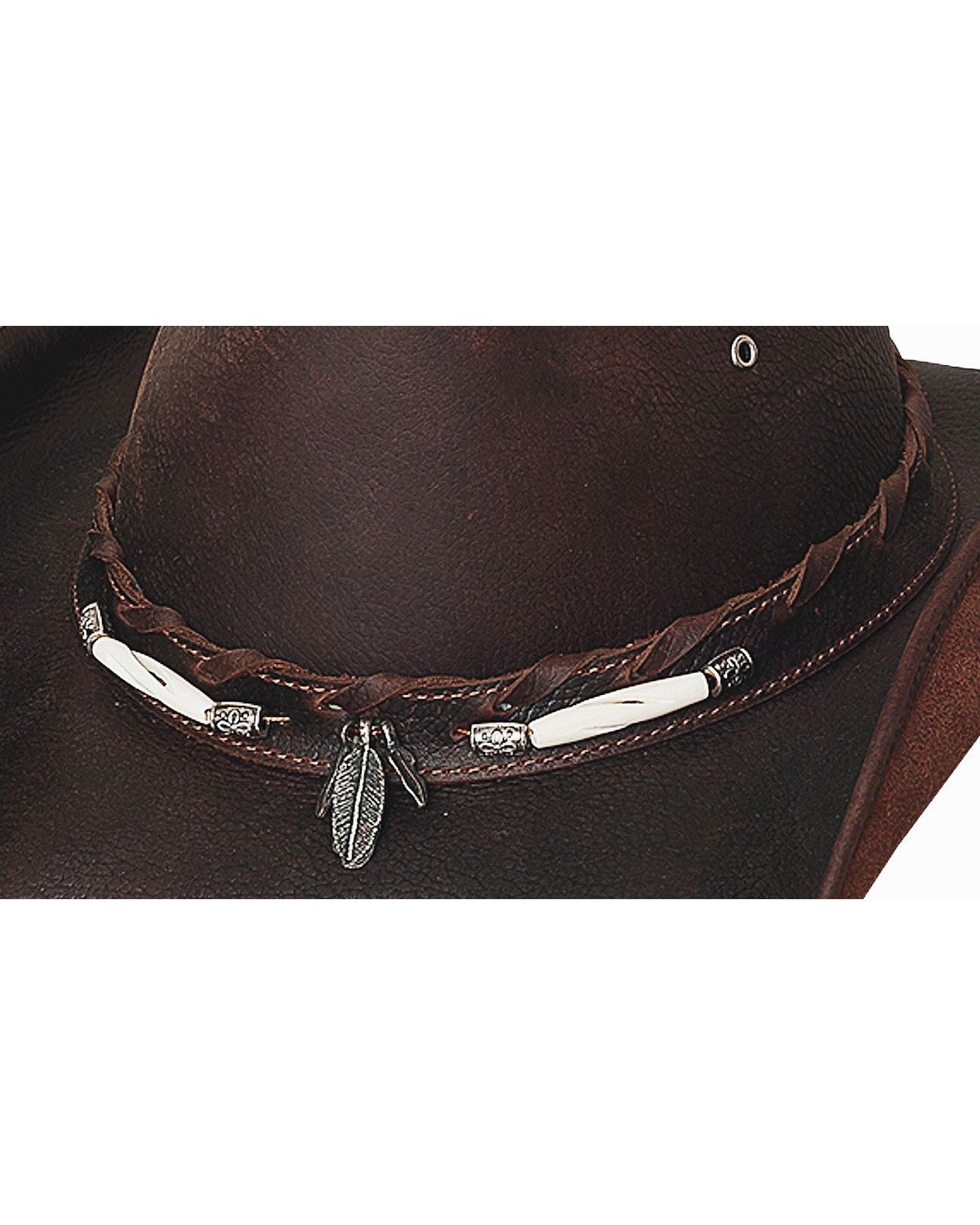 Bullhide Briscoe Leather Cowboy Hat Sheplers