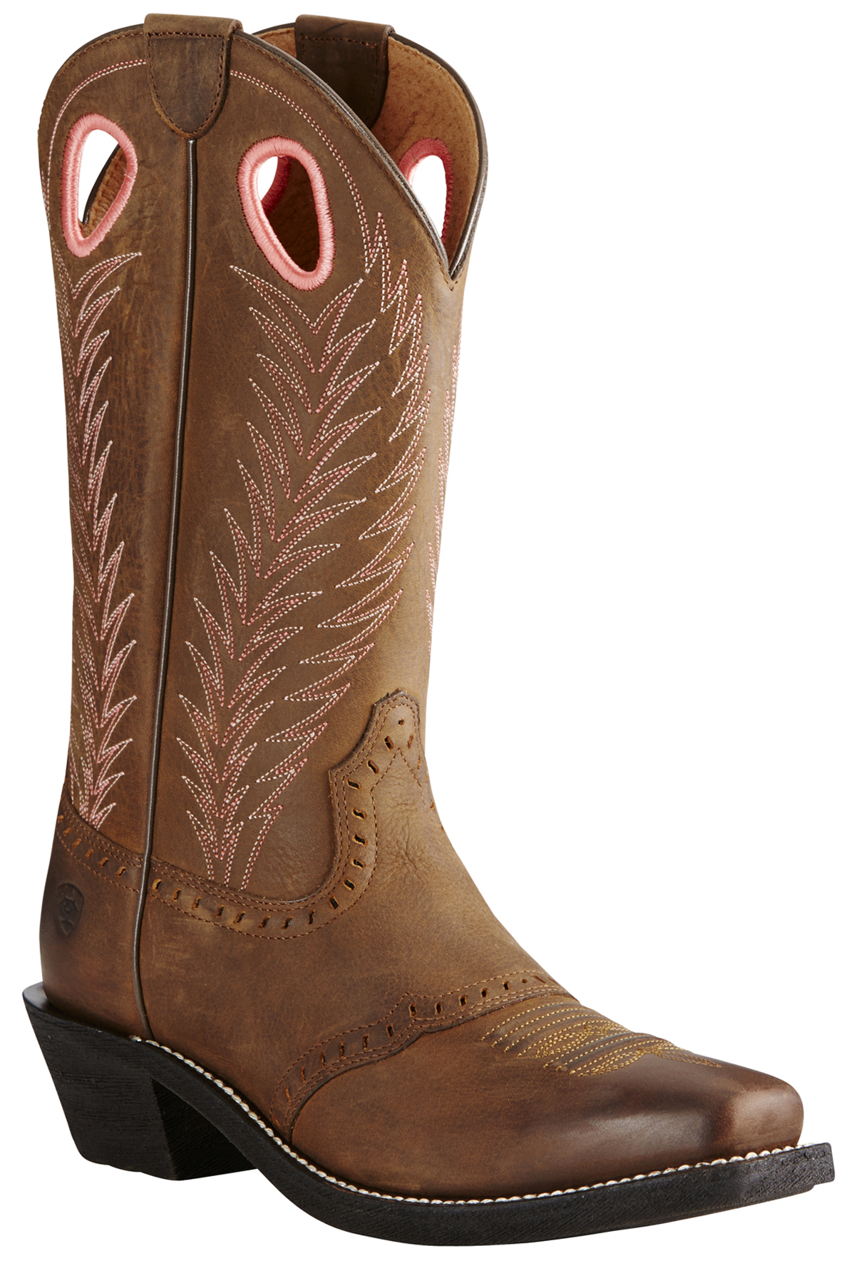 Ariat Women's Brown Heritage Rancher Boots - Square Toe  