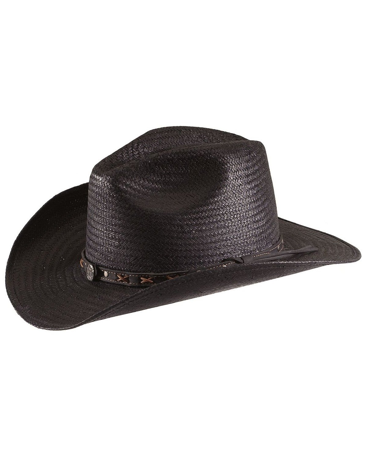 Jack Daniel's black straw cowboy hat Sheplers