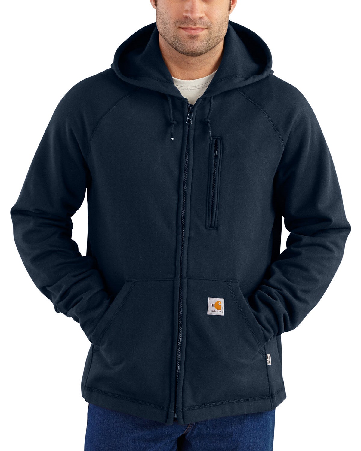 Carhartt Men's Flame Resistant Force Hooded Fleece Jacket Big & Tall
