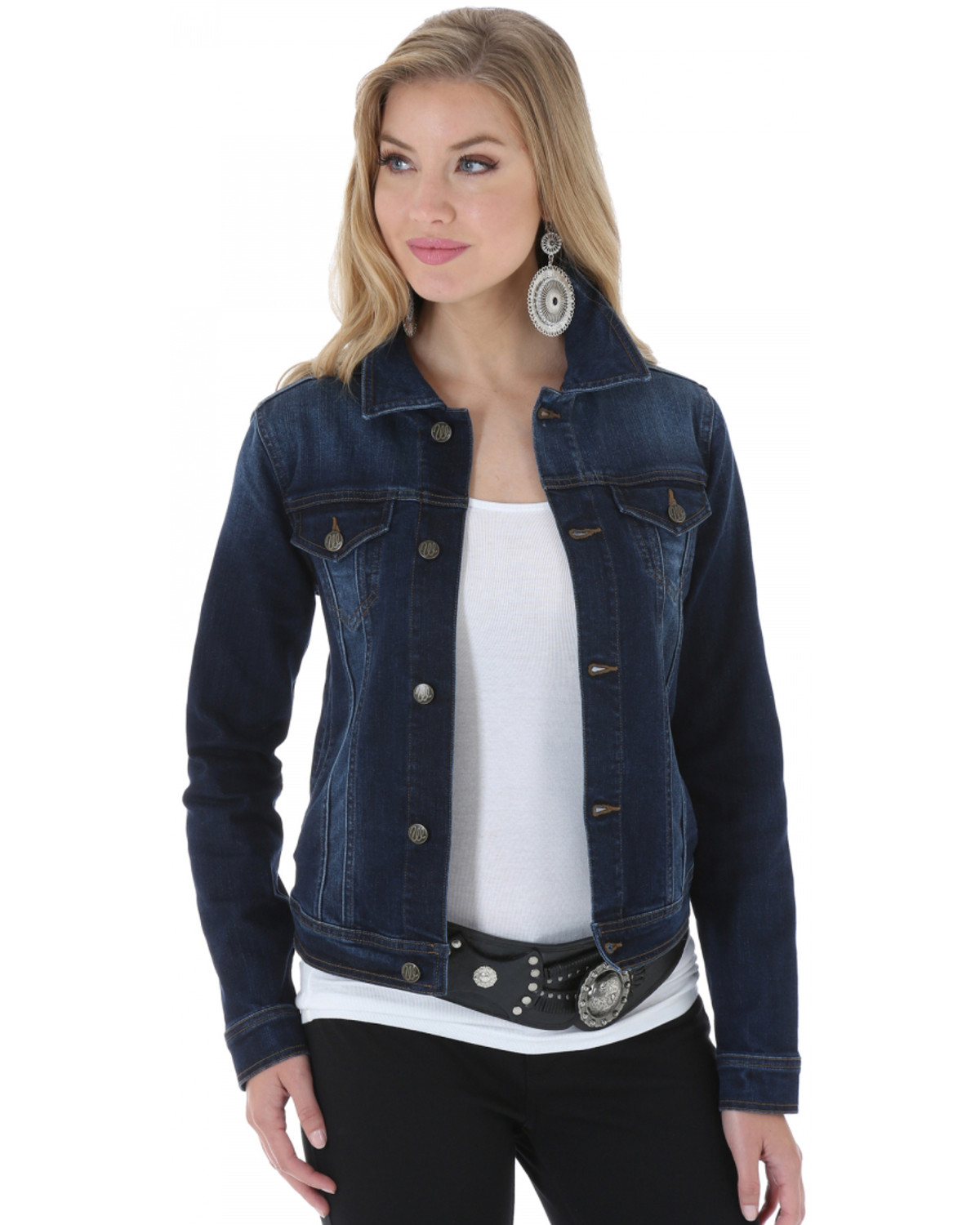 Wrangler Women&#39;s Denim Button Front Jacket | Sheplers