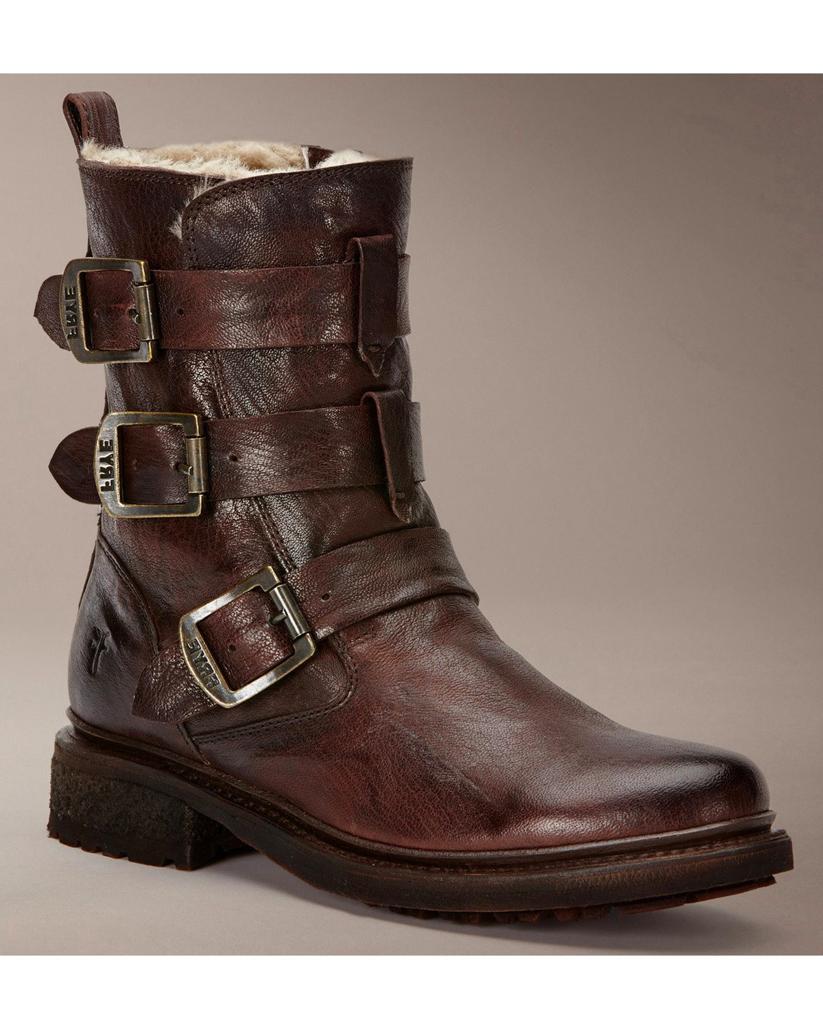frye valerie shearling boots