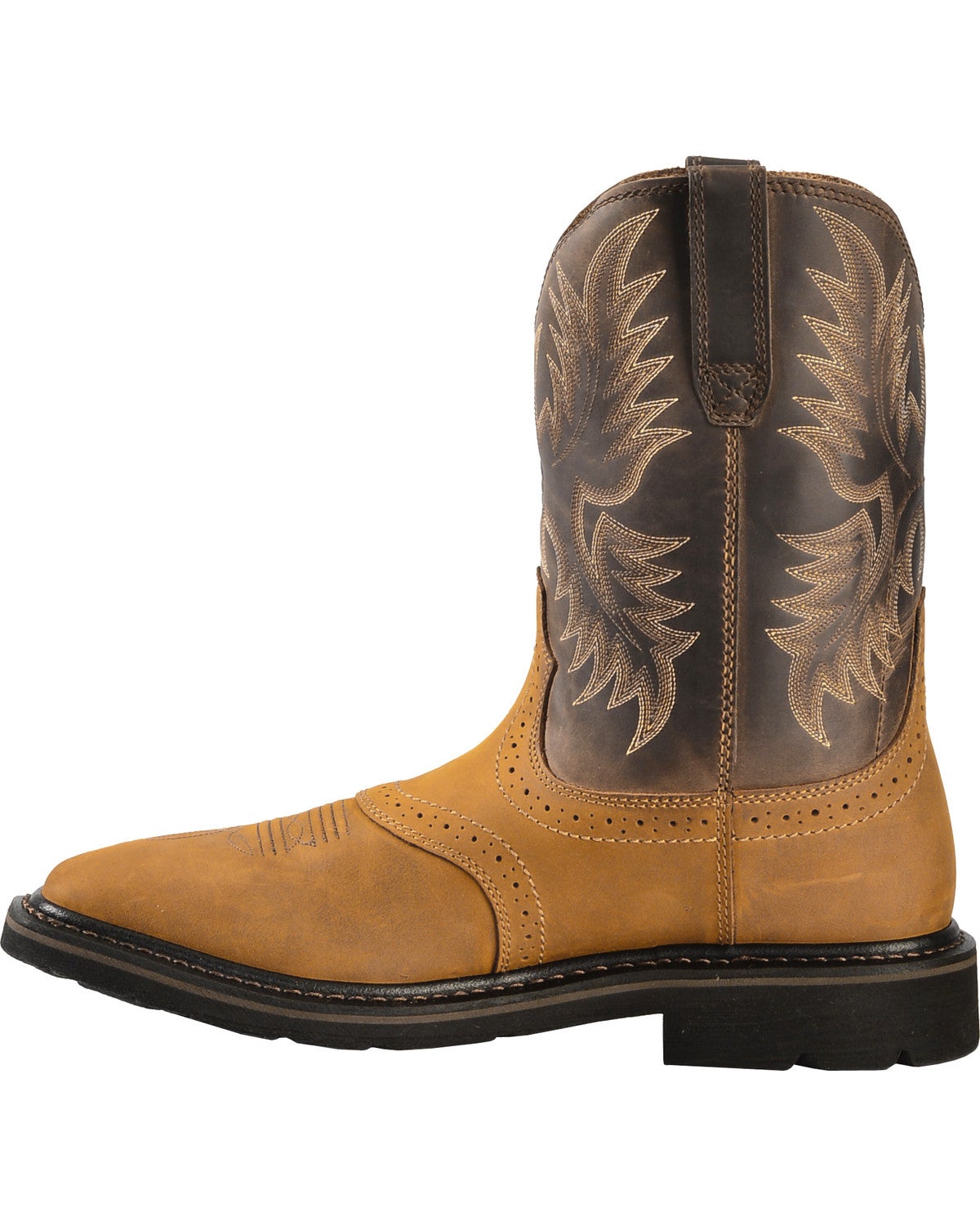 Ariat Sierra Pull-On Western Work Boots - Square Toe | Sheplers