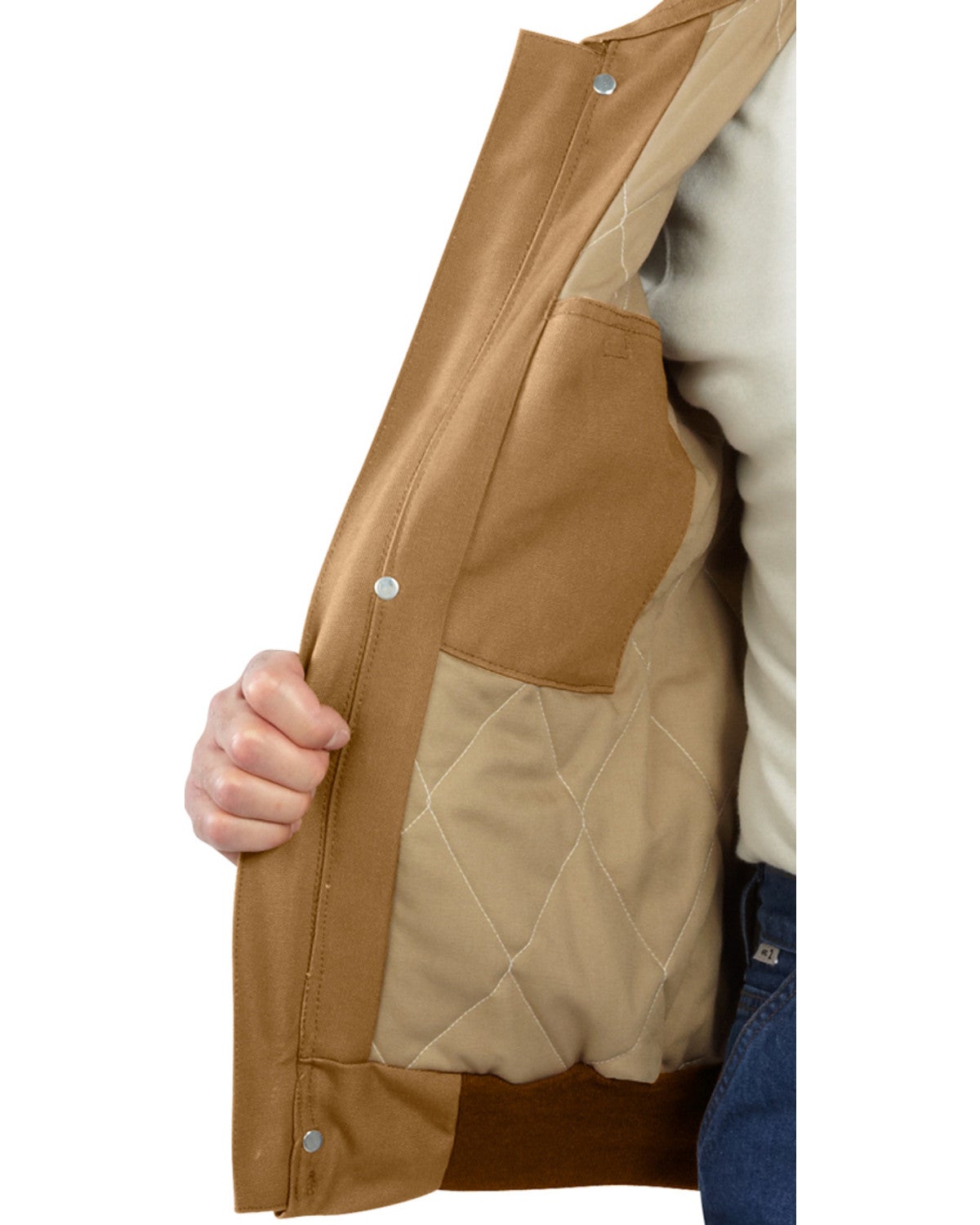 Carhartt Men's FlameResistant Duck Bomber Jacket Big & Tall Sheplers