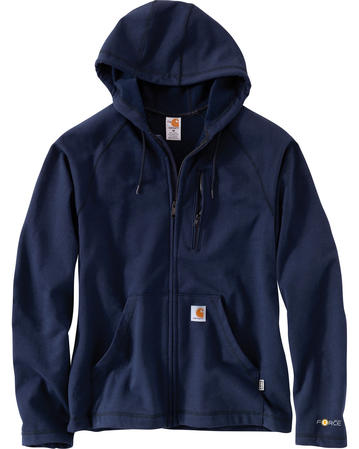 Carhartt Men's Flame Resistant Force Hooded Fleece Jacket Big & Tall
