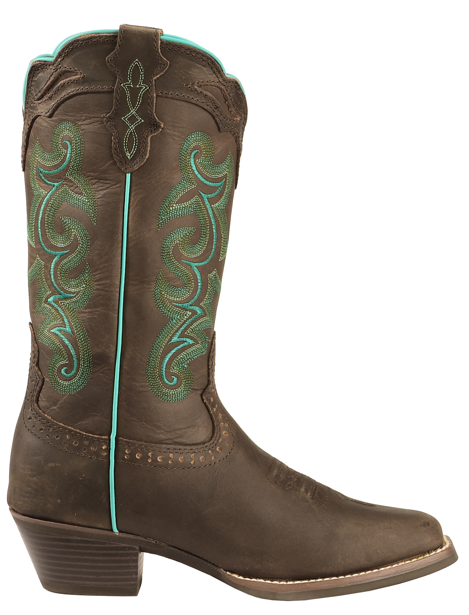 black justin cowgirl boots