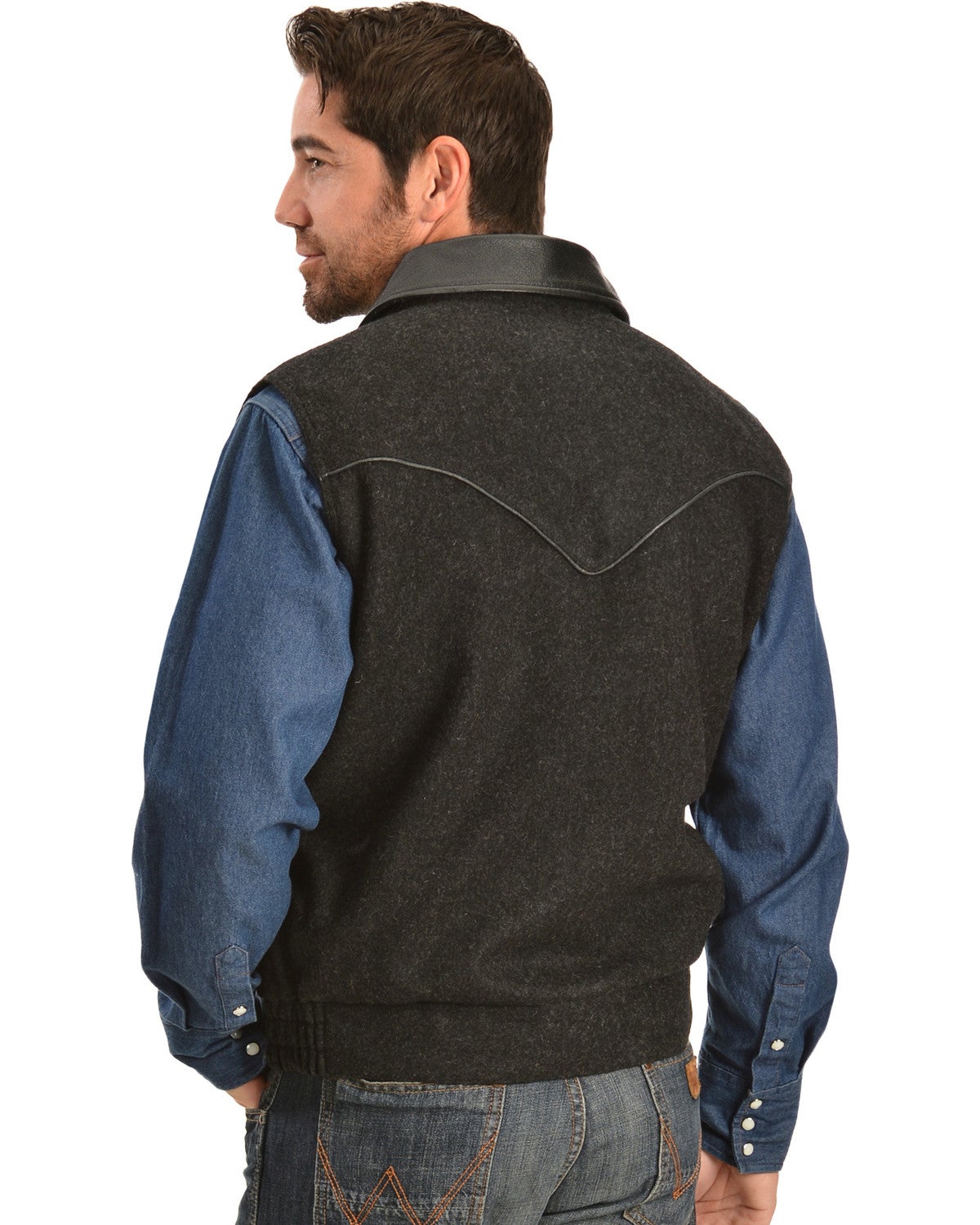 Powder River Outfitters Men's SnapFront Wool Vest Sheplers