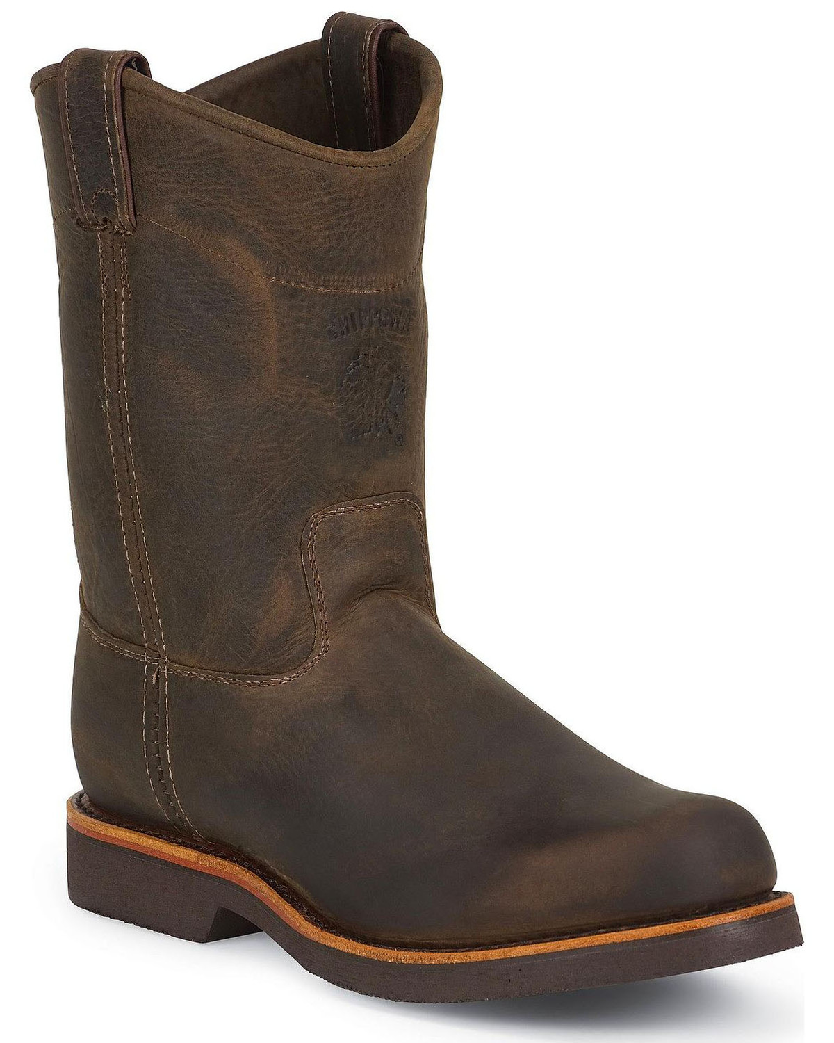 size 15 pull on work boots