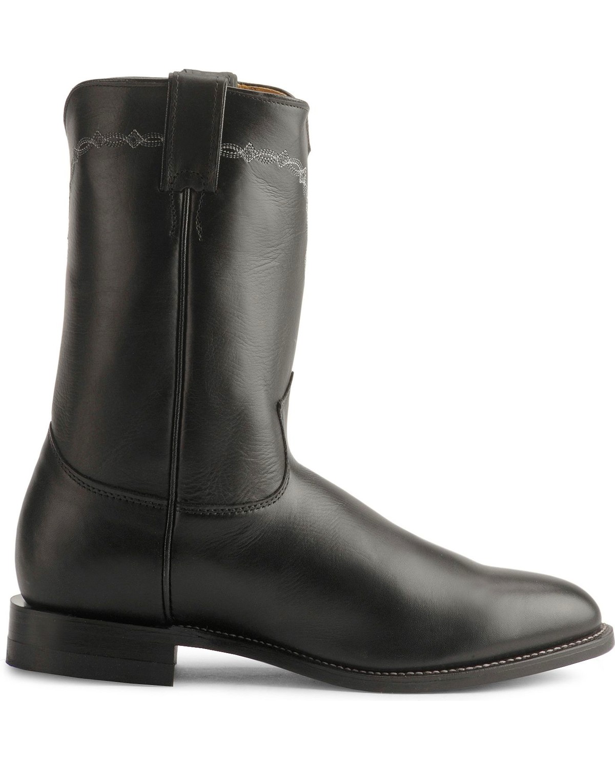 justin black roper boots