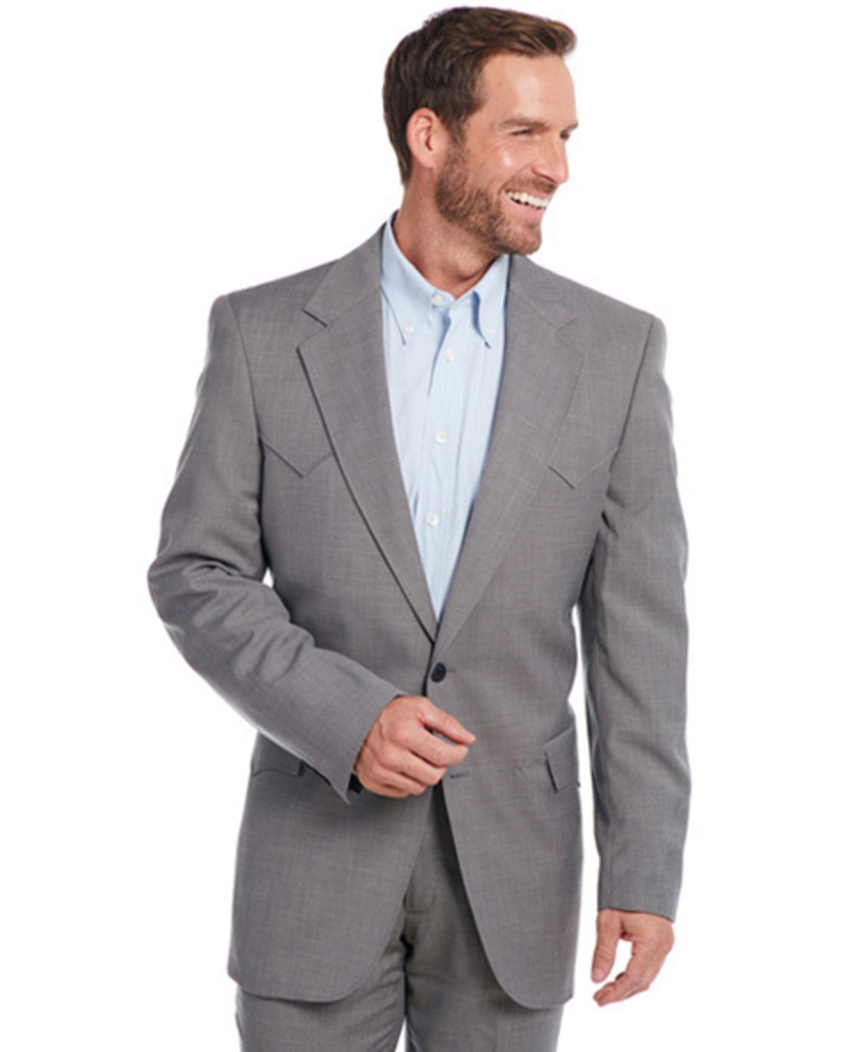 Circle S Men's Steel Grey Lubbock Sport Coat Big & Tall Sheplers