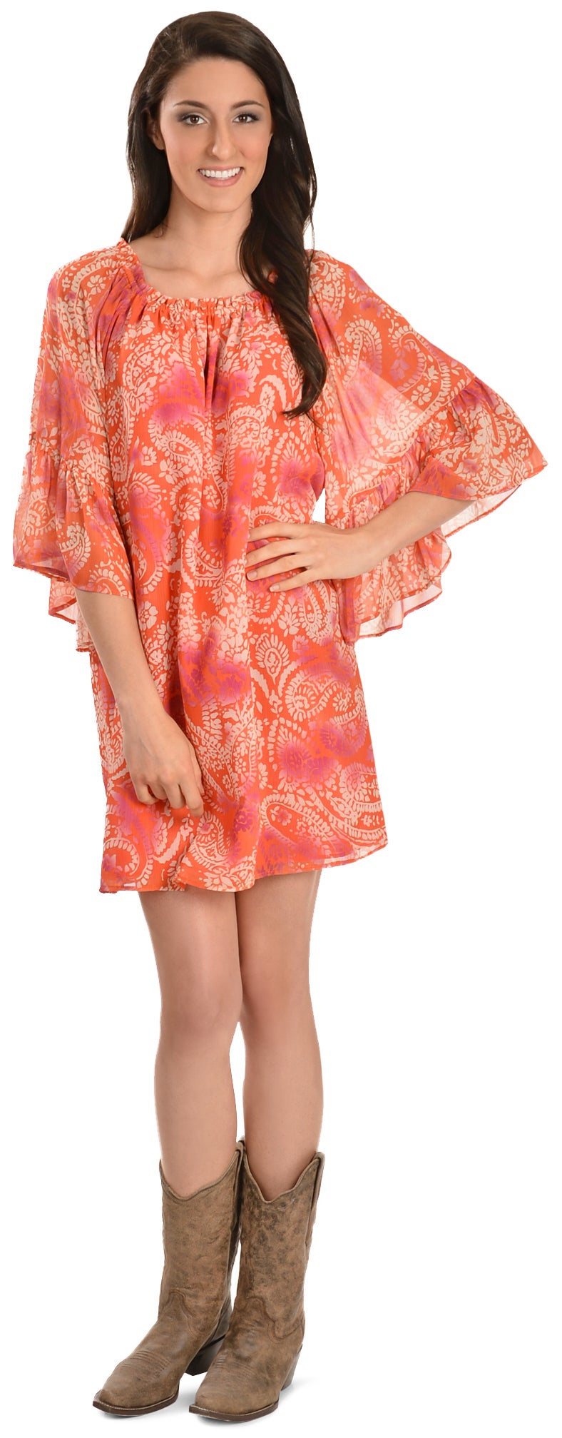 Cowgirl Justice Women's Blythe Paisley Dress Sheplers