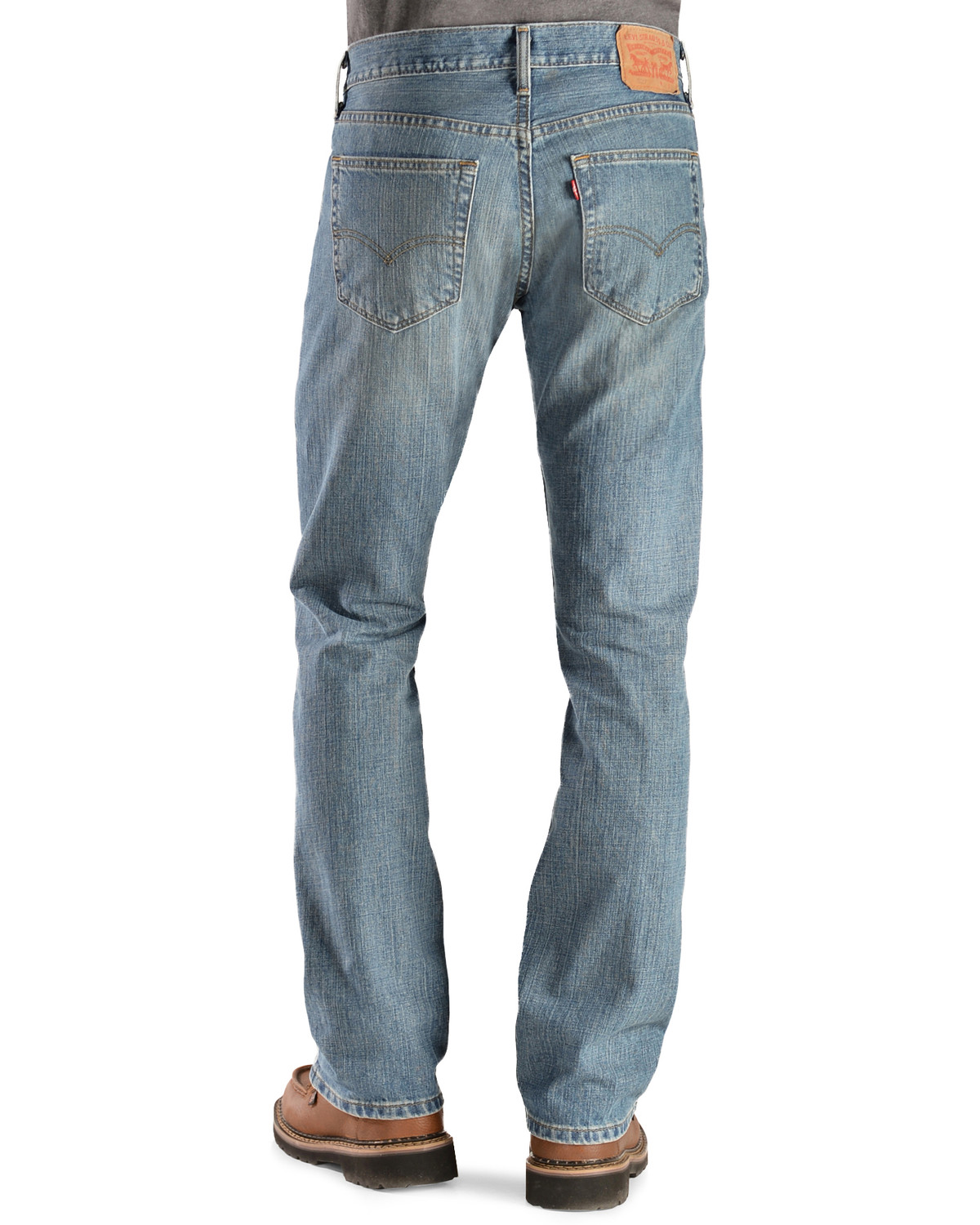 527 levis boot cut jeans