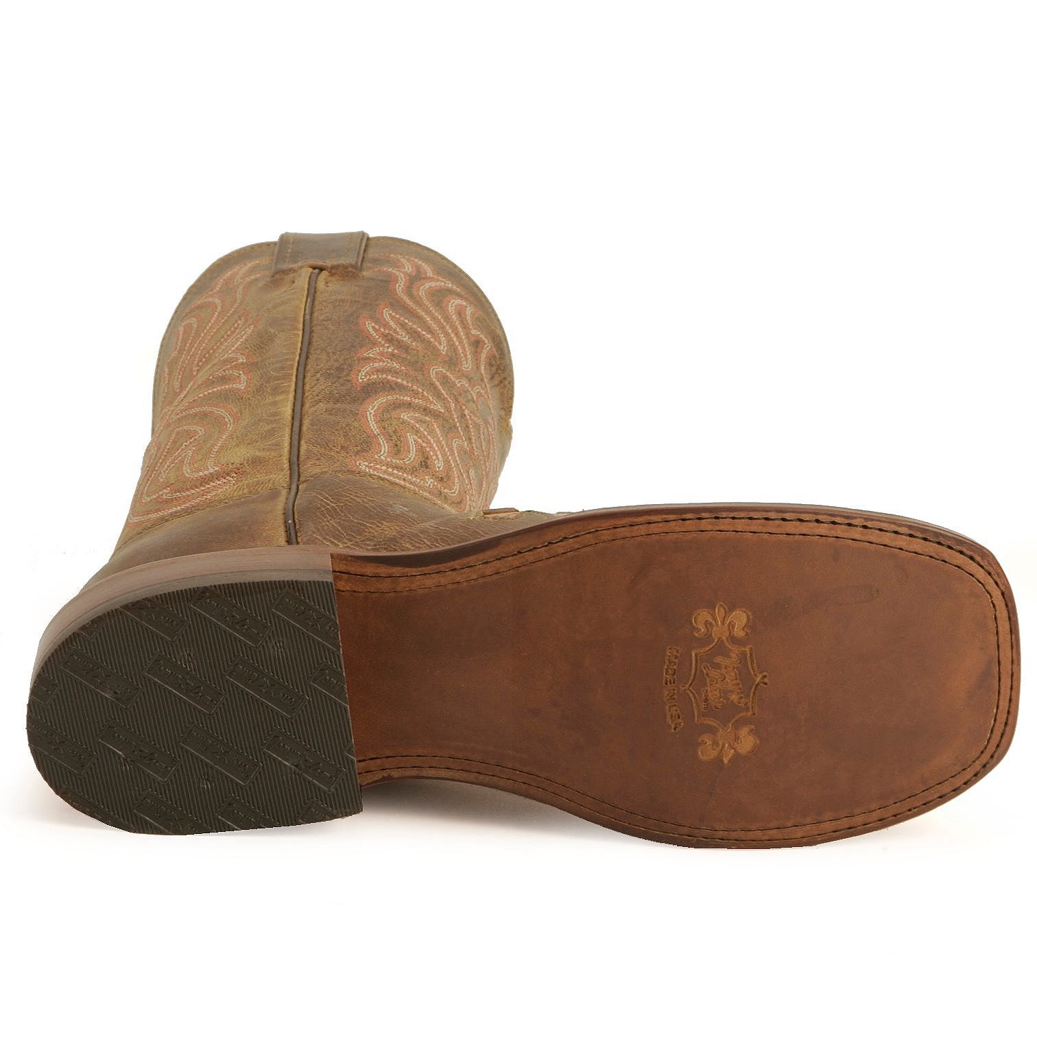 Tony Lama Cross Inlay Cowgirl Boots - Square Toe | Sheplers