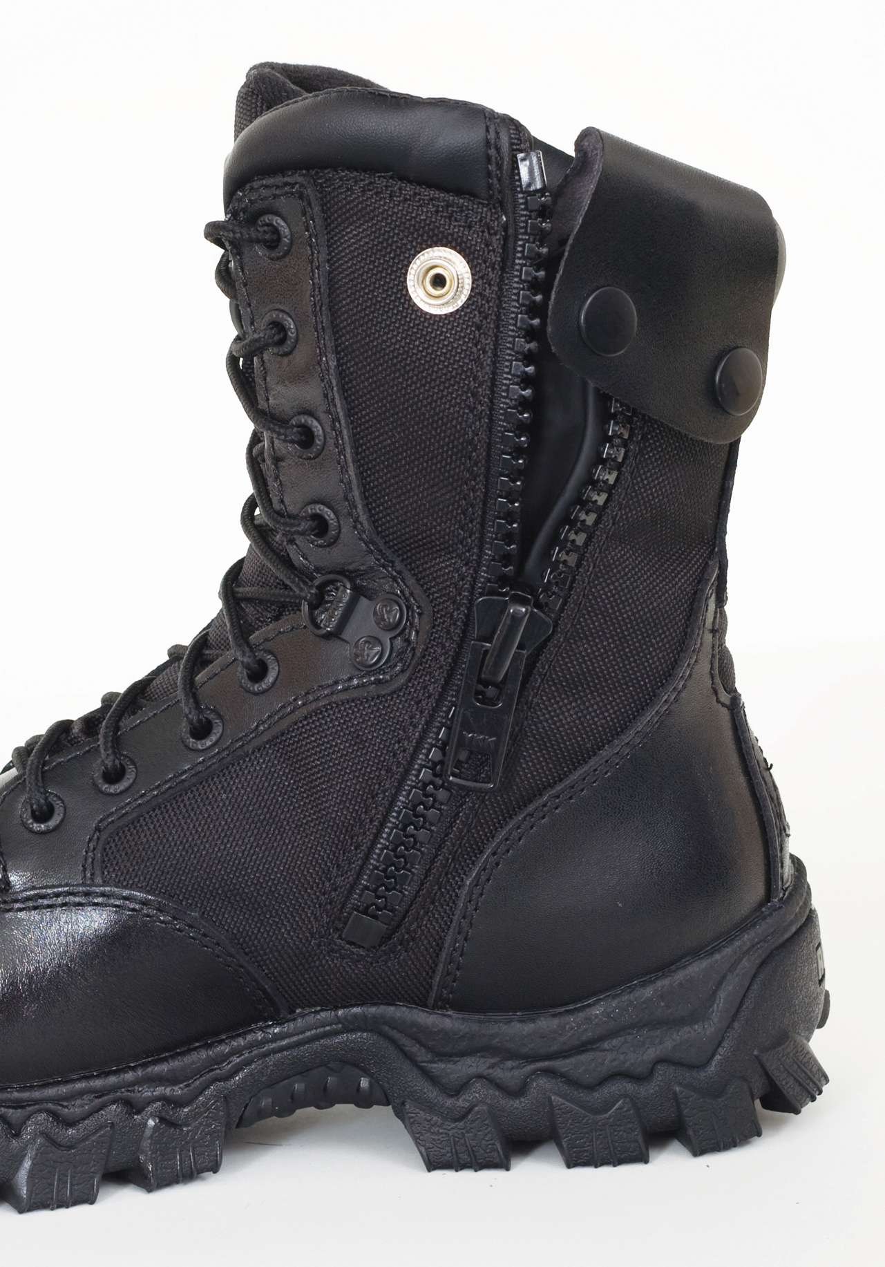 rocky boots zipper