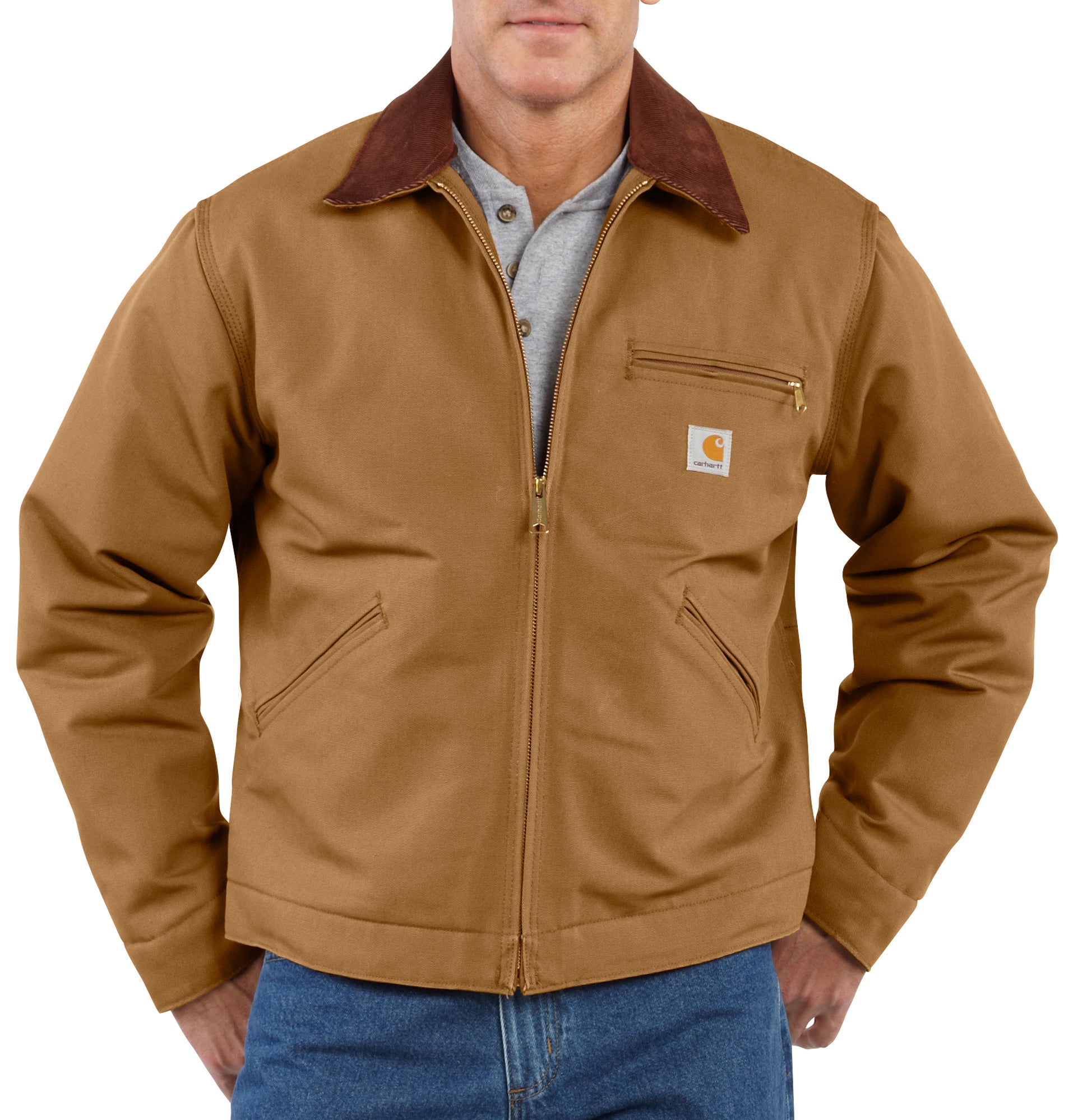 Carhartt Men's Duck Detroit Blanket Lined Canvas Jacket Sheplers