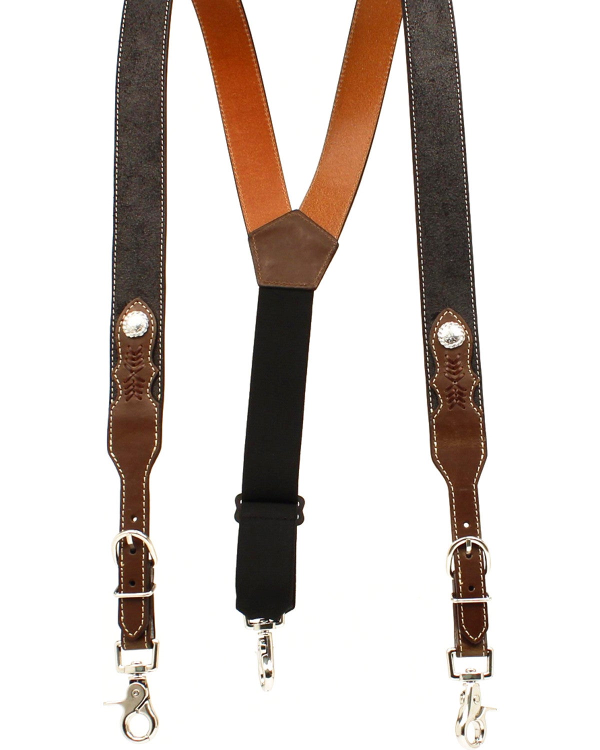 Nocona Men's Round Concho Western Suspenders Sheplers