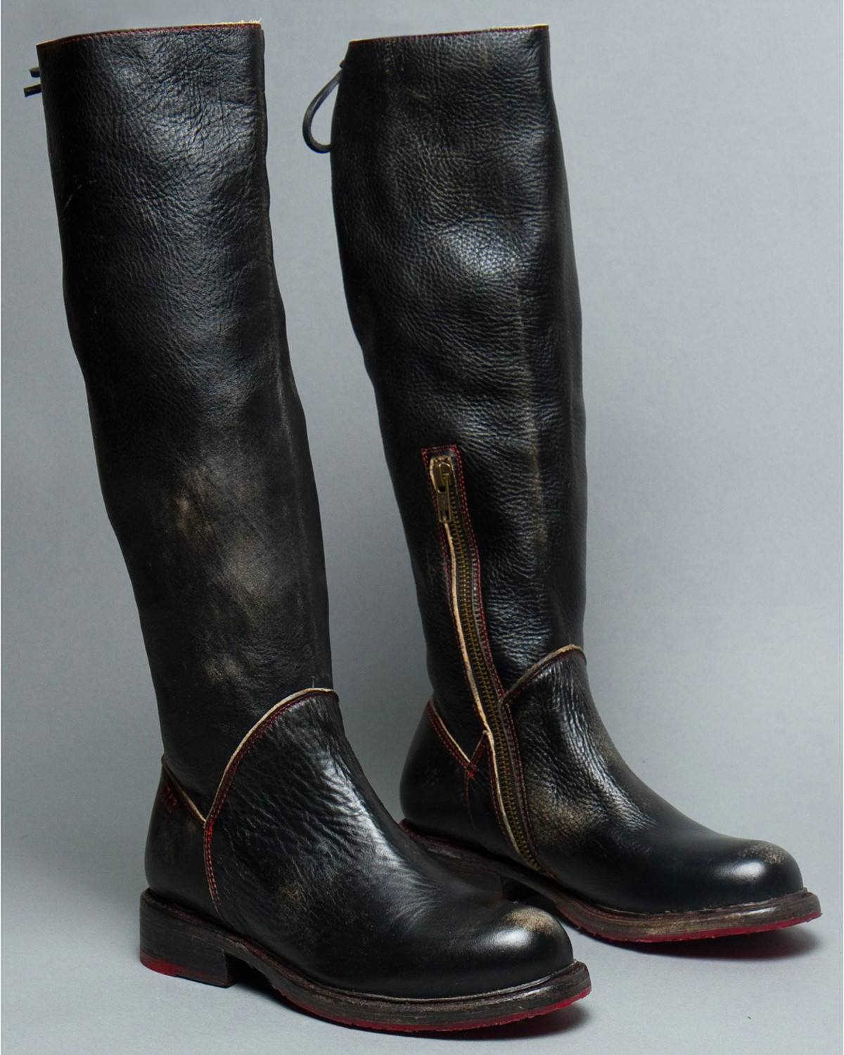 black womens tall boots