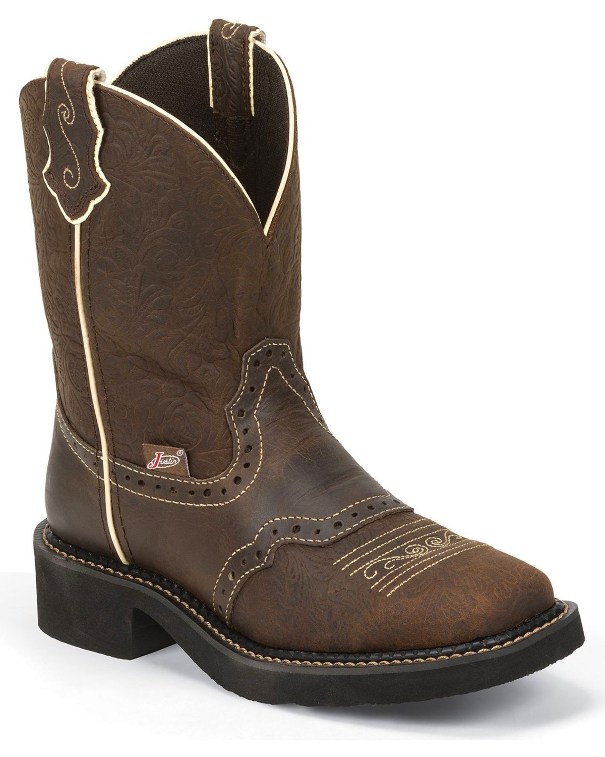 justin gypsy boots square toe