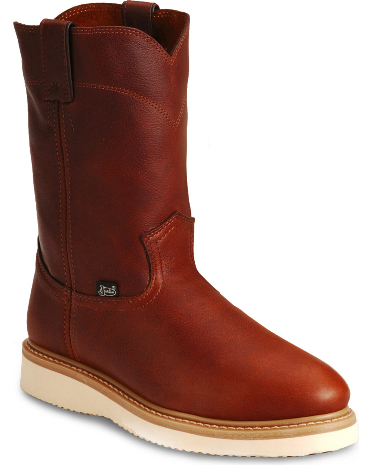 justin steel toe work boots