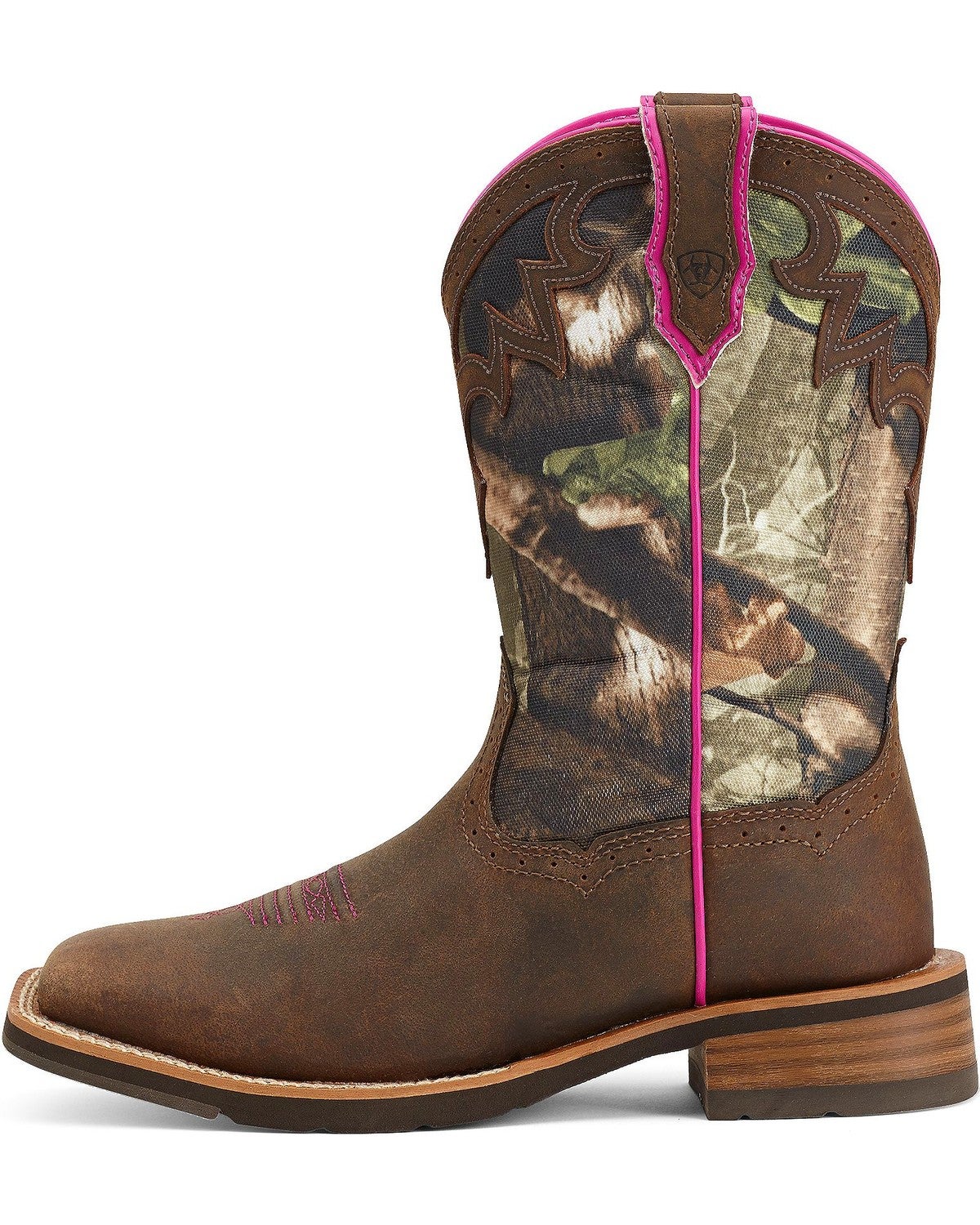 Ariat Unbridled Camo Cowgirl Boots - Square Toe | Sheplers