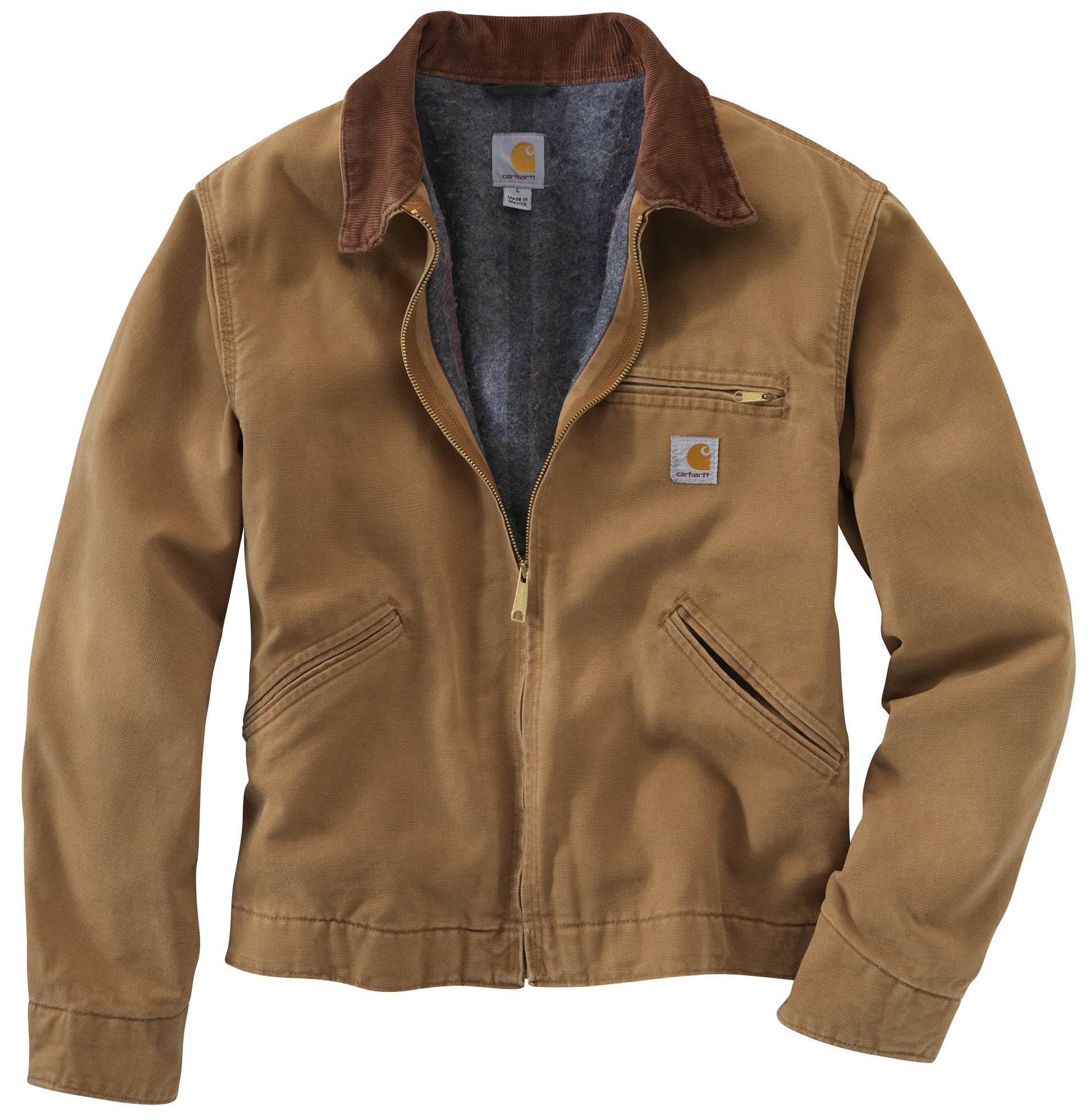 Carhartt Men's Duck Detroit Blanket Lined Canvas Jacket Sheplers