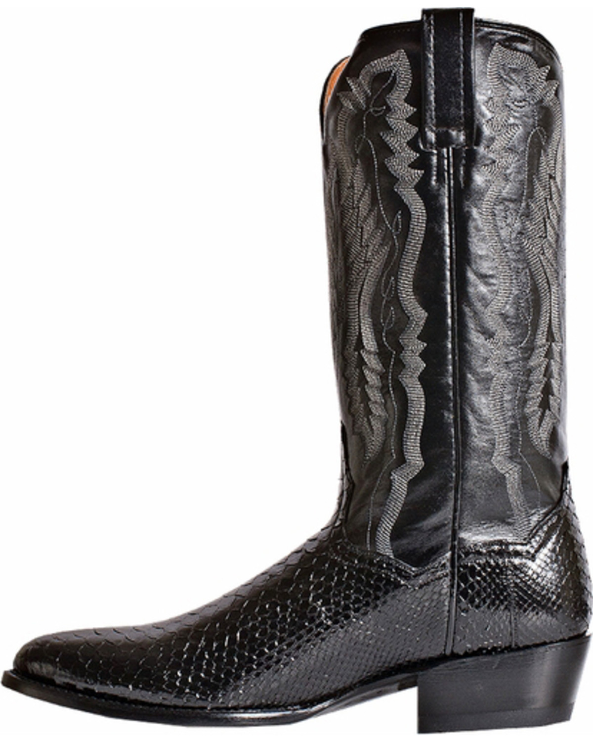 mens python cowboy boots