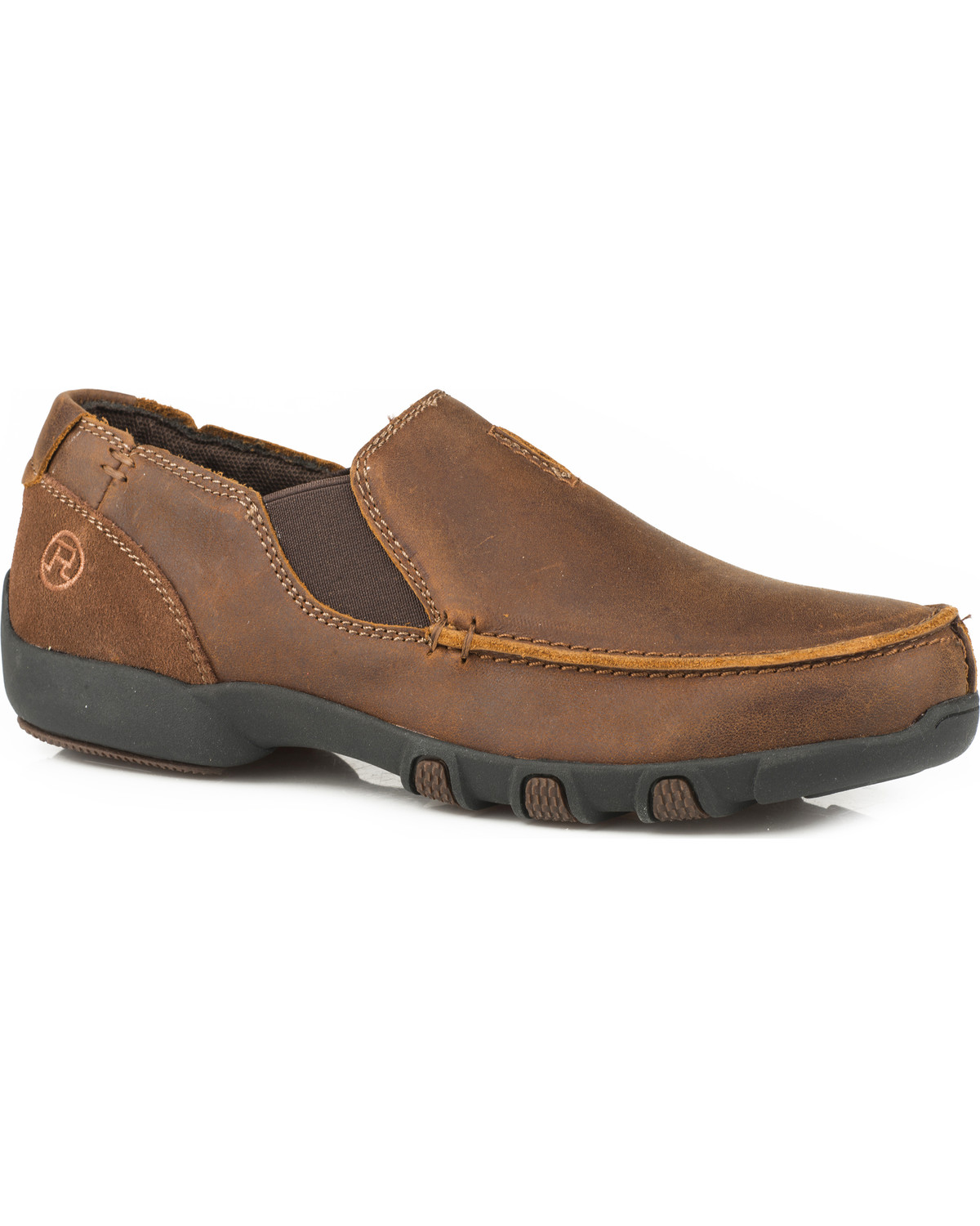 leather driving moc