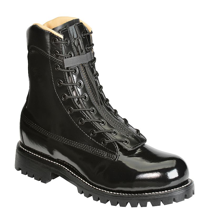 mens boots with laces and zip