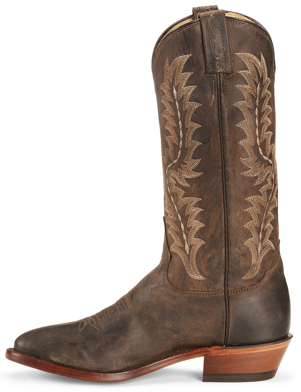 Tony Lama Chocolate Goat Skin Cowboy Boot - Medium Toe | Sheplers