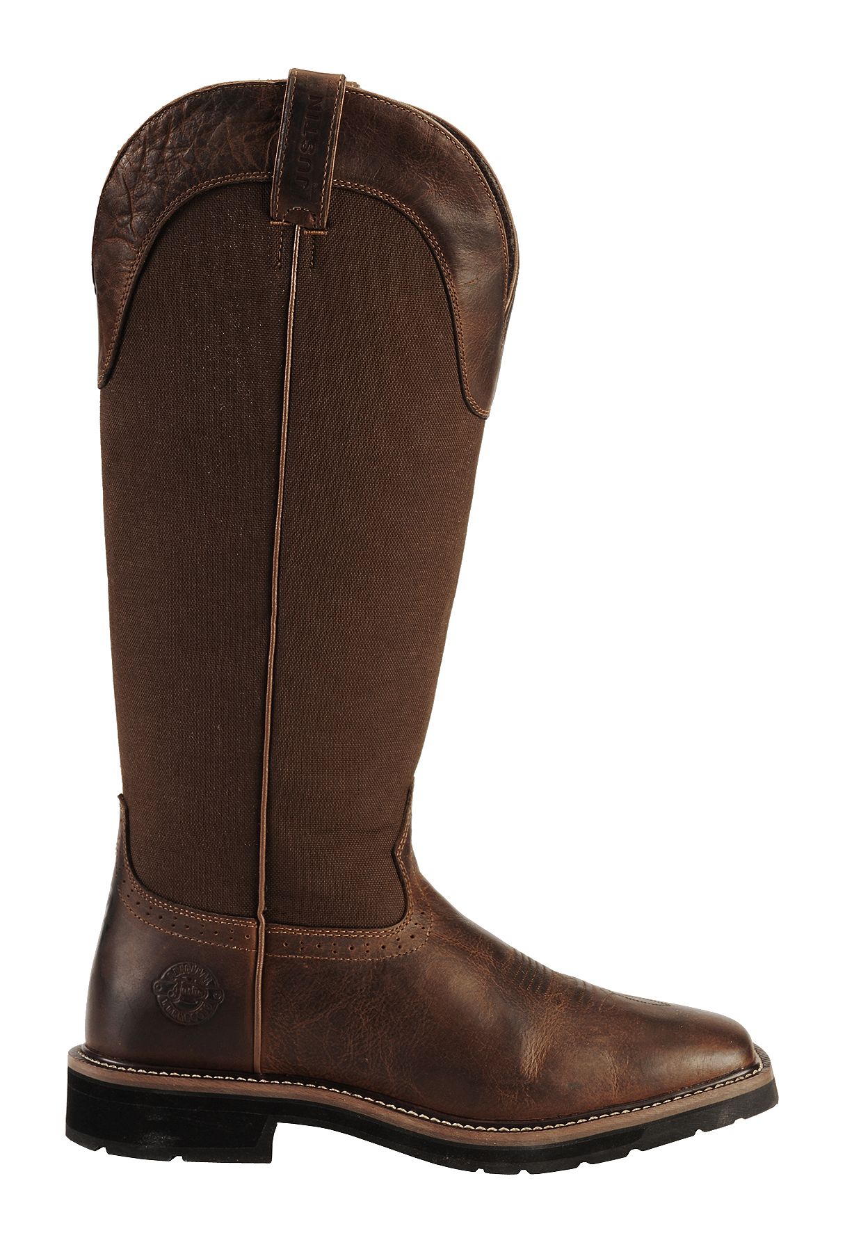 justin stampede snake boots