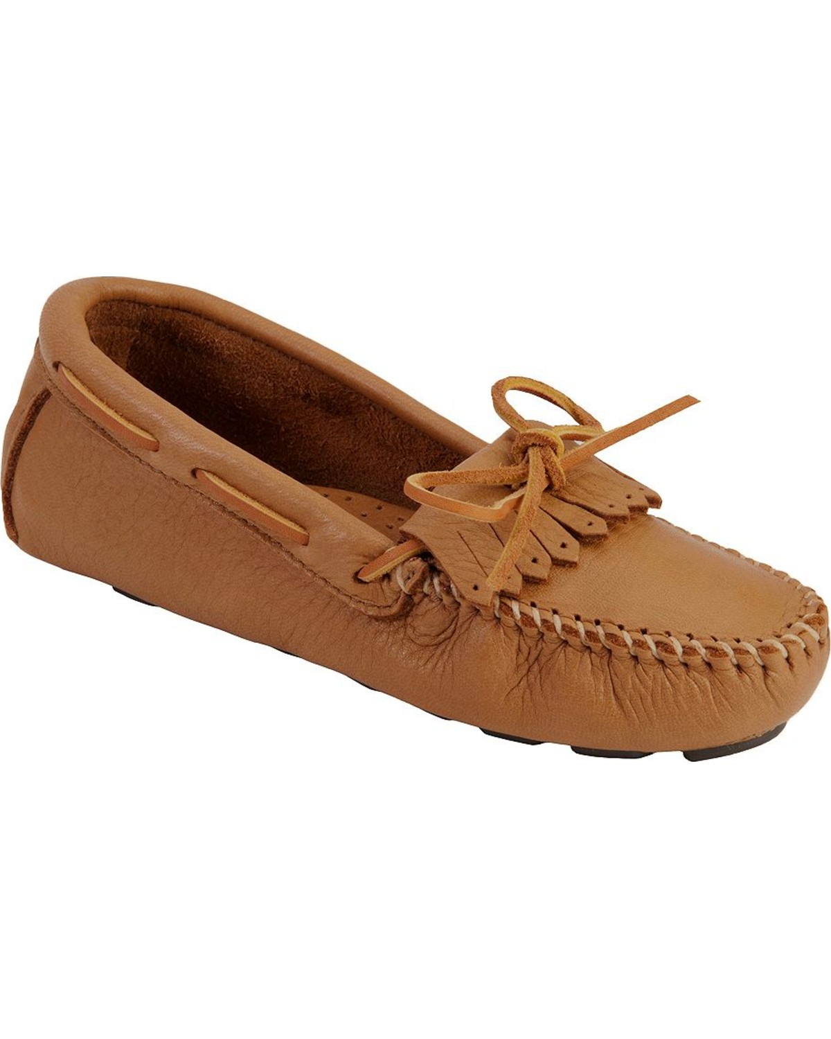 minnetonka moosehide fleece moc