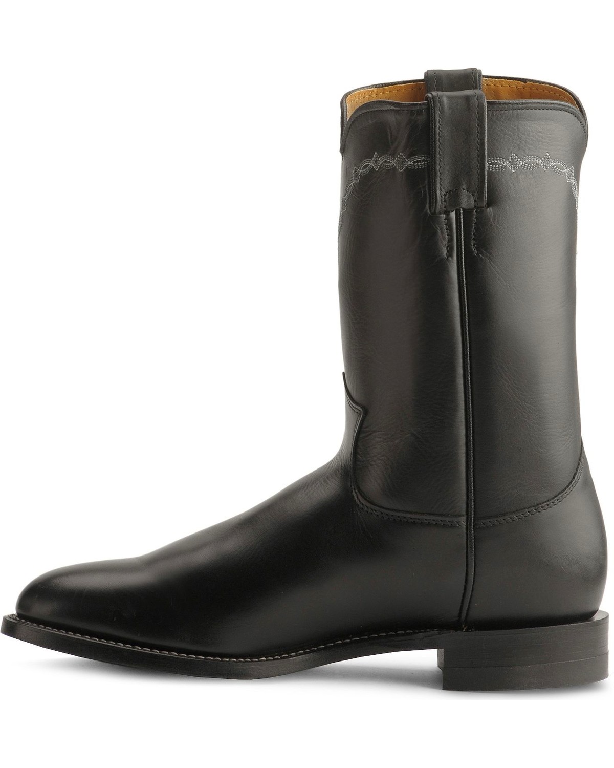 justin black roper boots