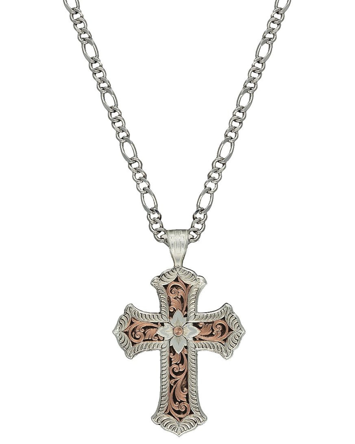 Montana silver cross necklace clearance