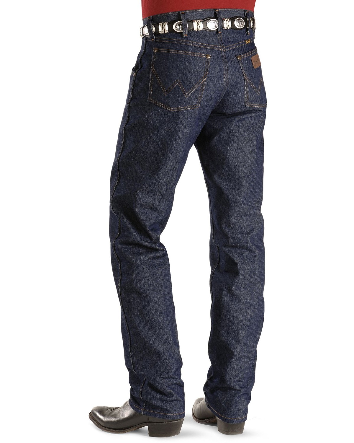 black wrangler cowboy cut jeans