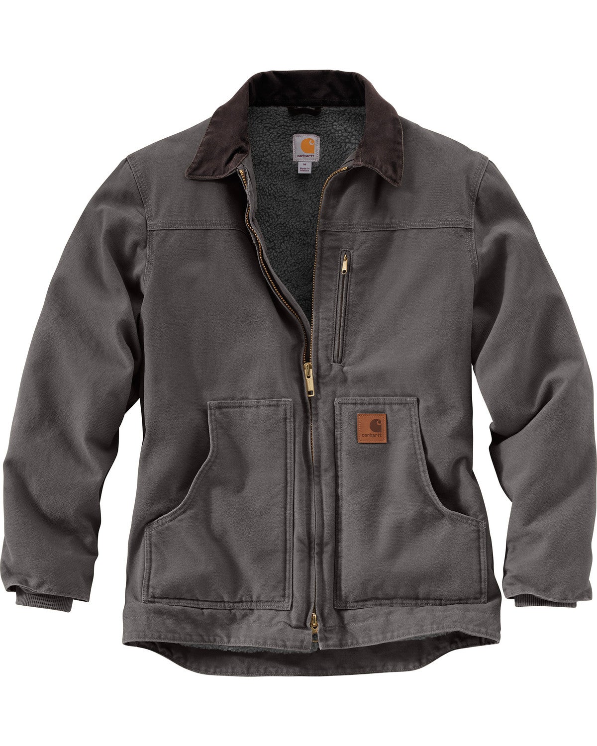 Carhartt Men's Grey Sandstone Ridge Coat Tall Sheplers